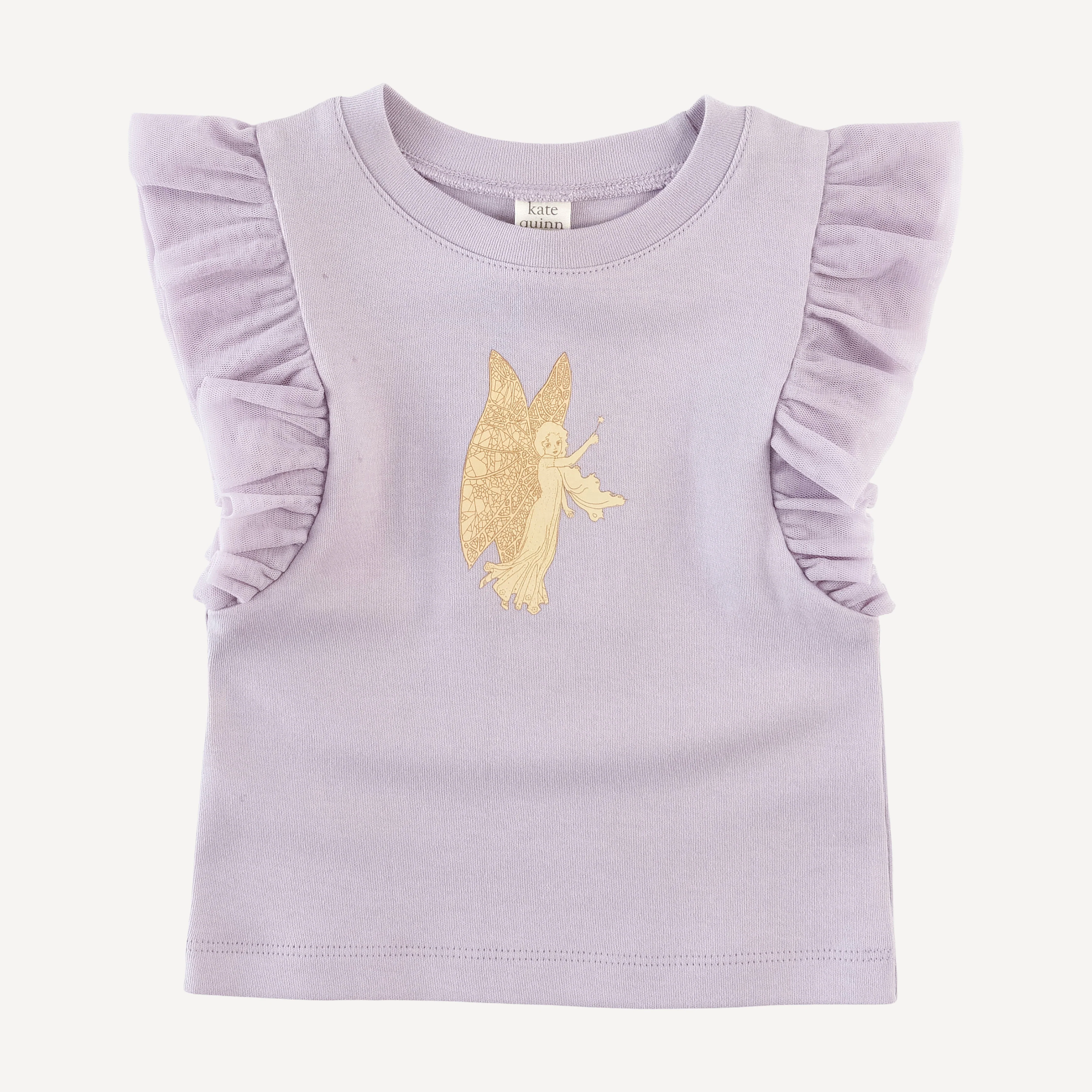 100 acre wood tulle flutter tee | fairy screen | organic cotton interlock