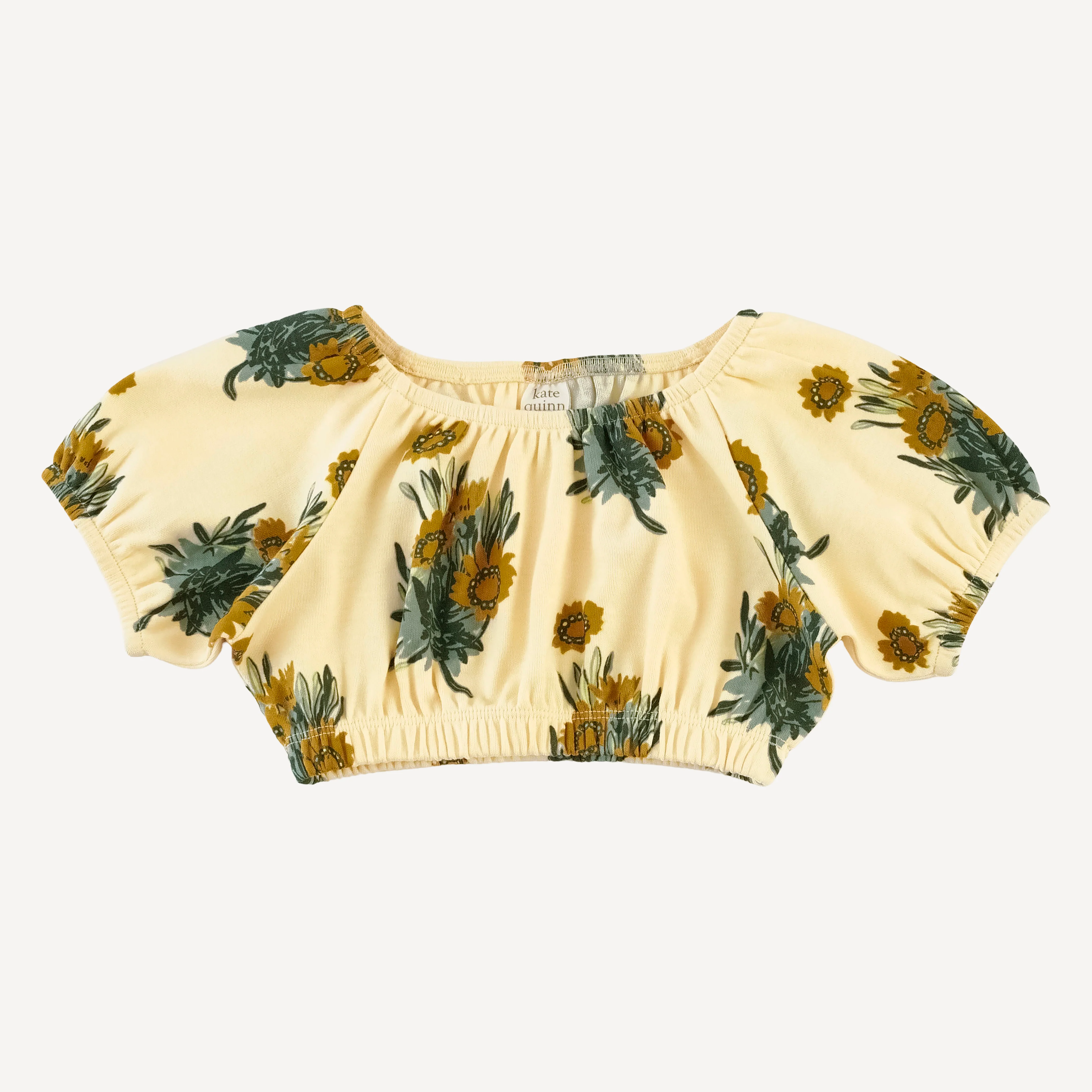 2 piece bubble sunsuit | calendula | organic cotton interlock - Image 3
