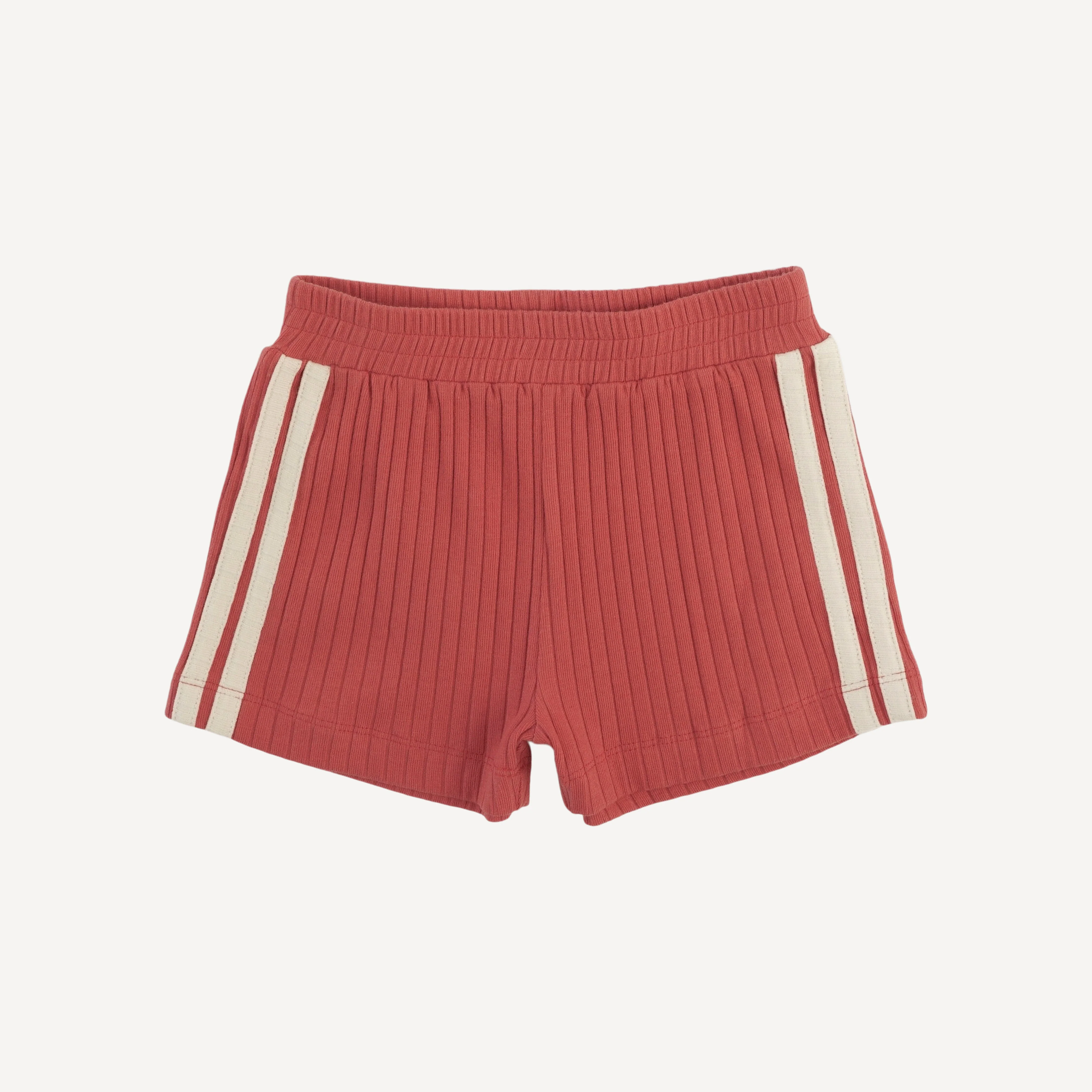 andrew short set | earthen red | organic cotton wide rib - Image 4