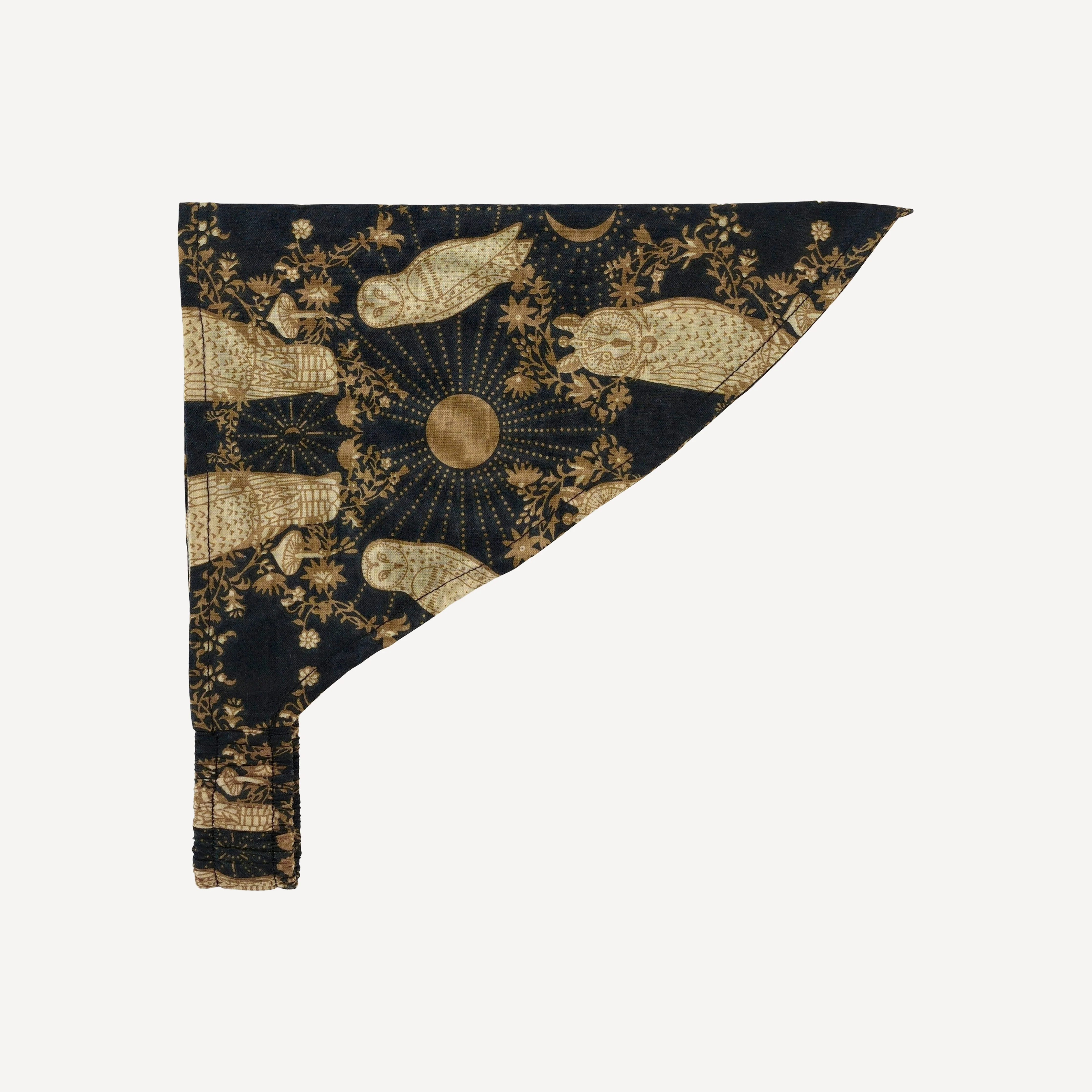 bandana headband | mystical owl | organic cotton woven