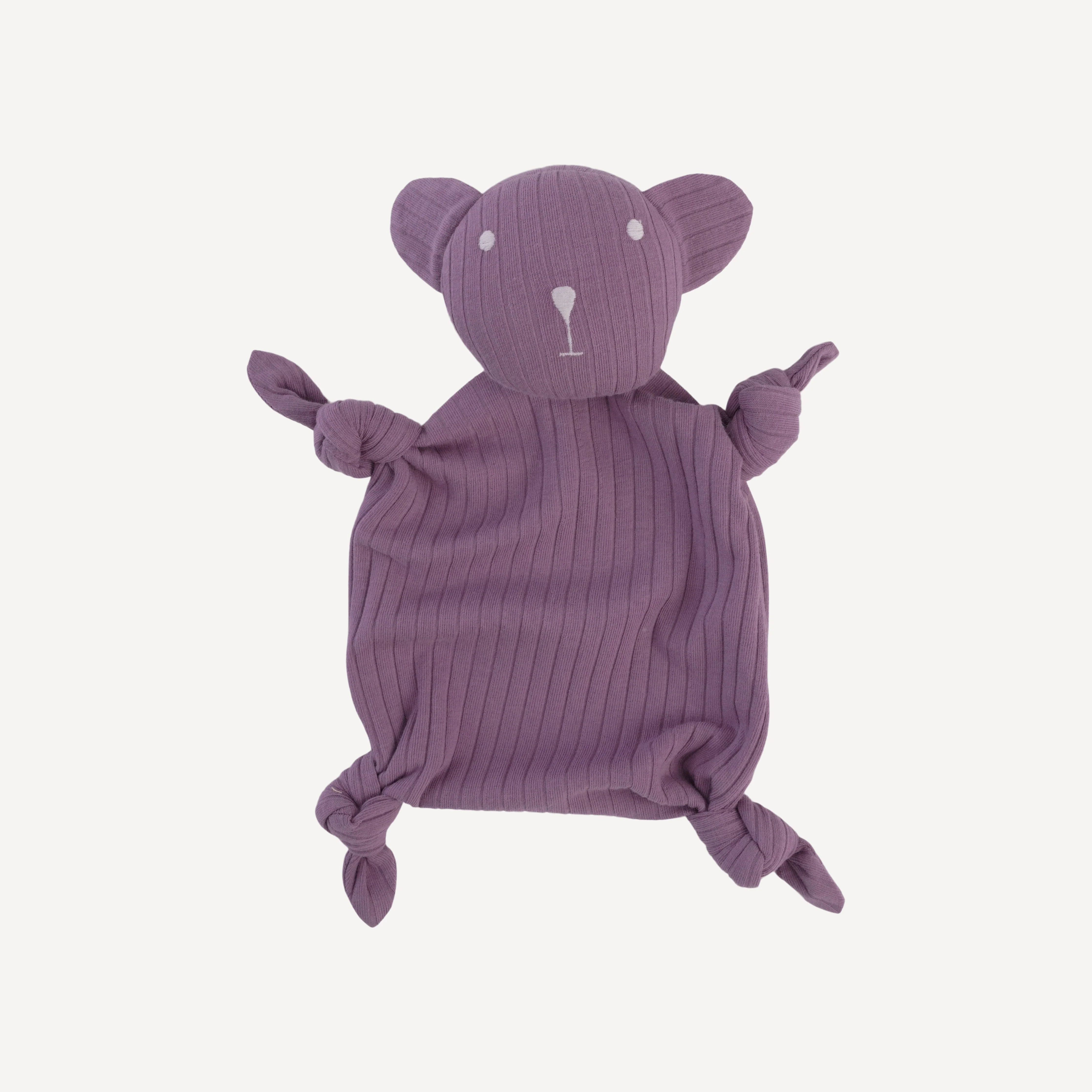 bear snuggly | grape gloss | organic cotton wide rib