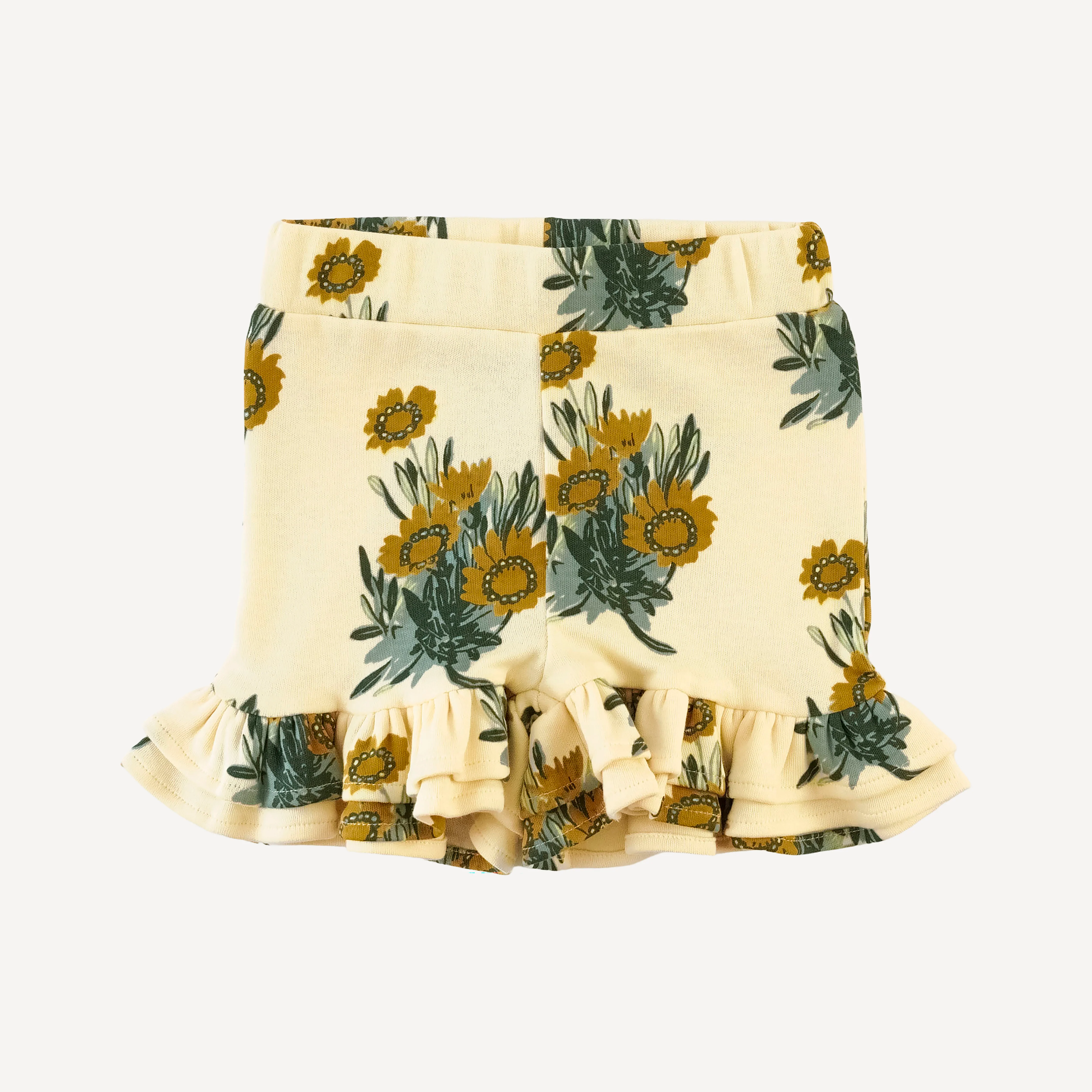 bo peep short | calendula | organic cotton interlock