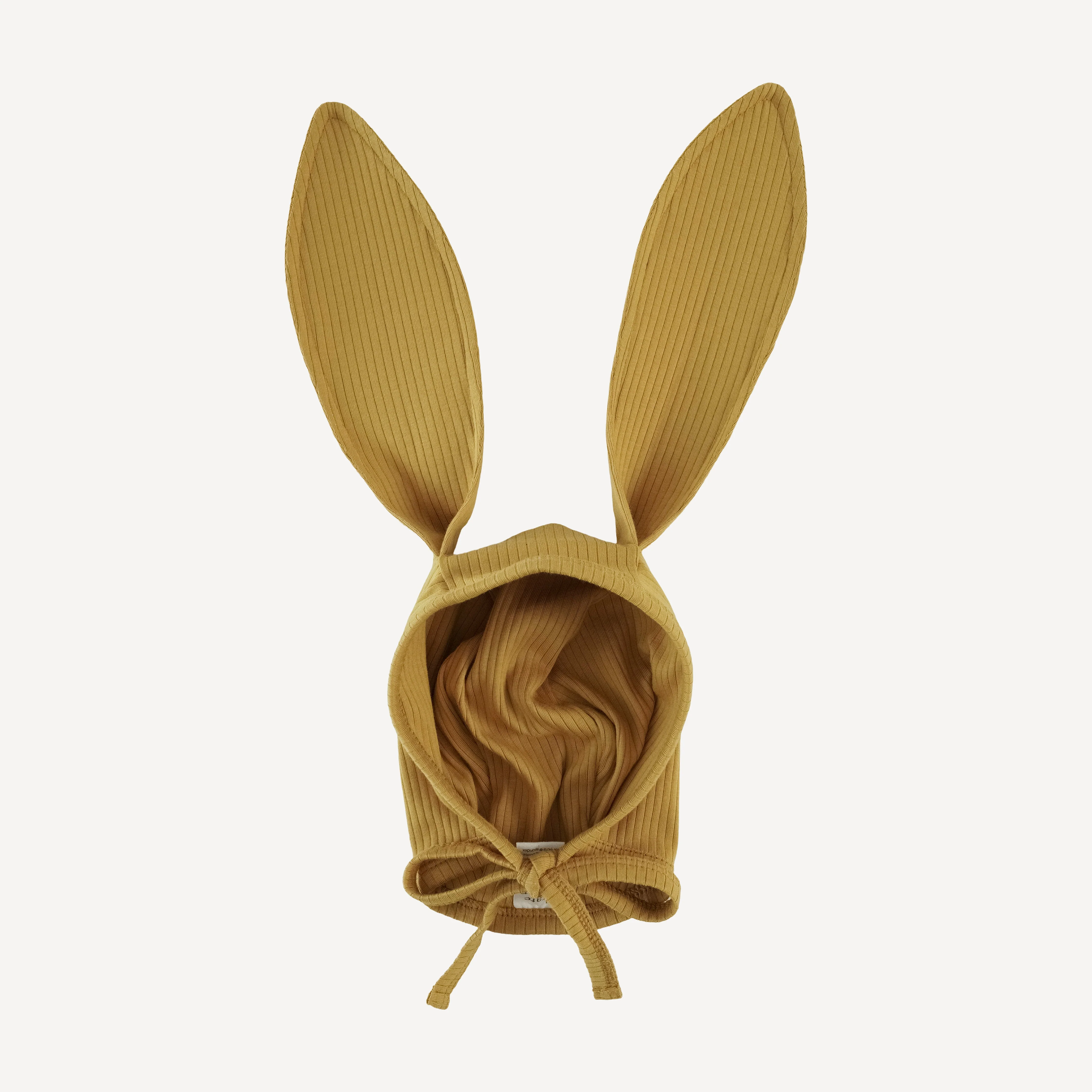 bunny hat | honey mustard | organic cotton single rib