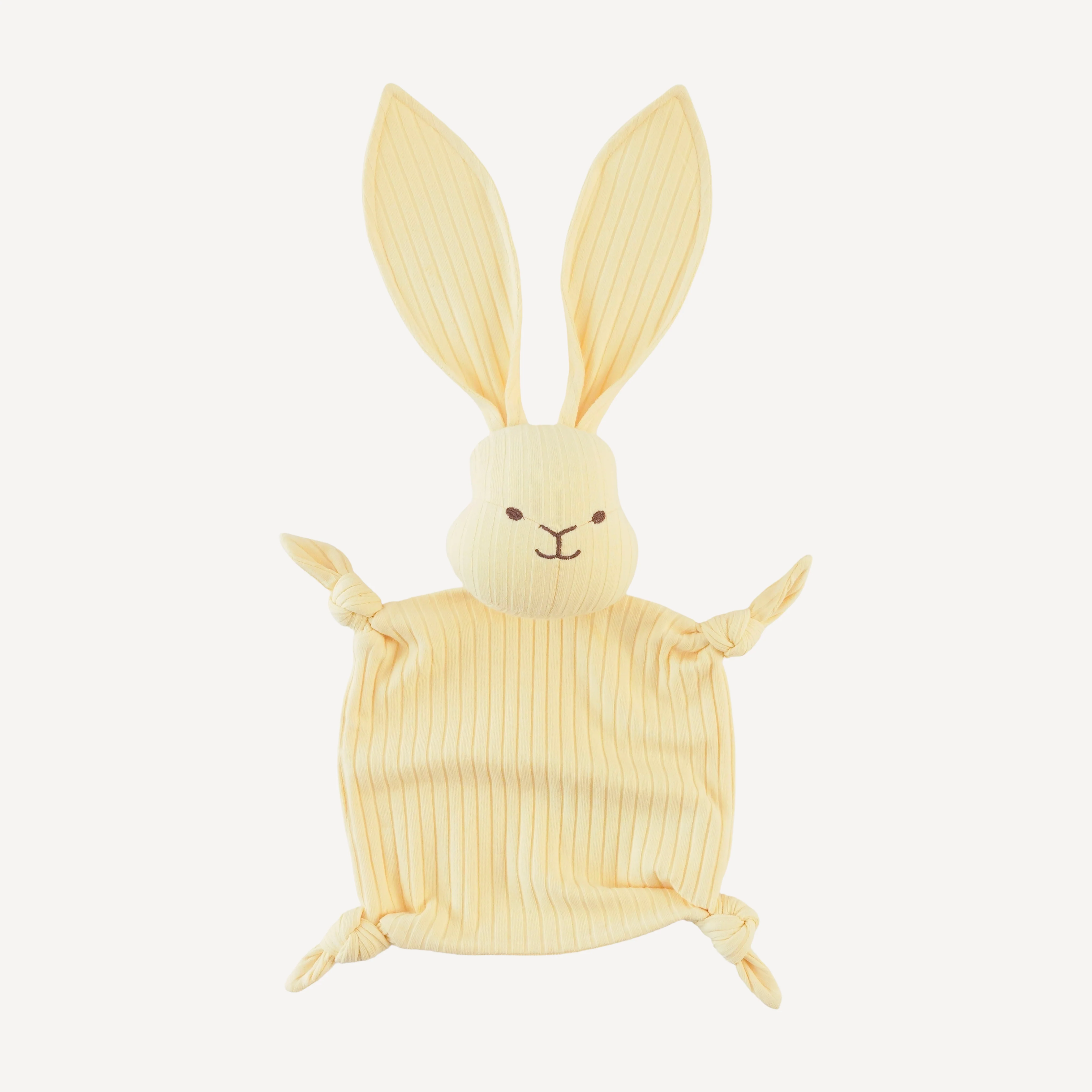 bunny snuggly | egg shell | organic cotton wide rib