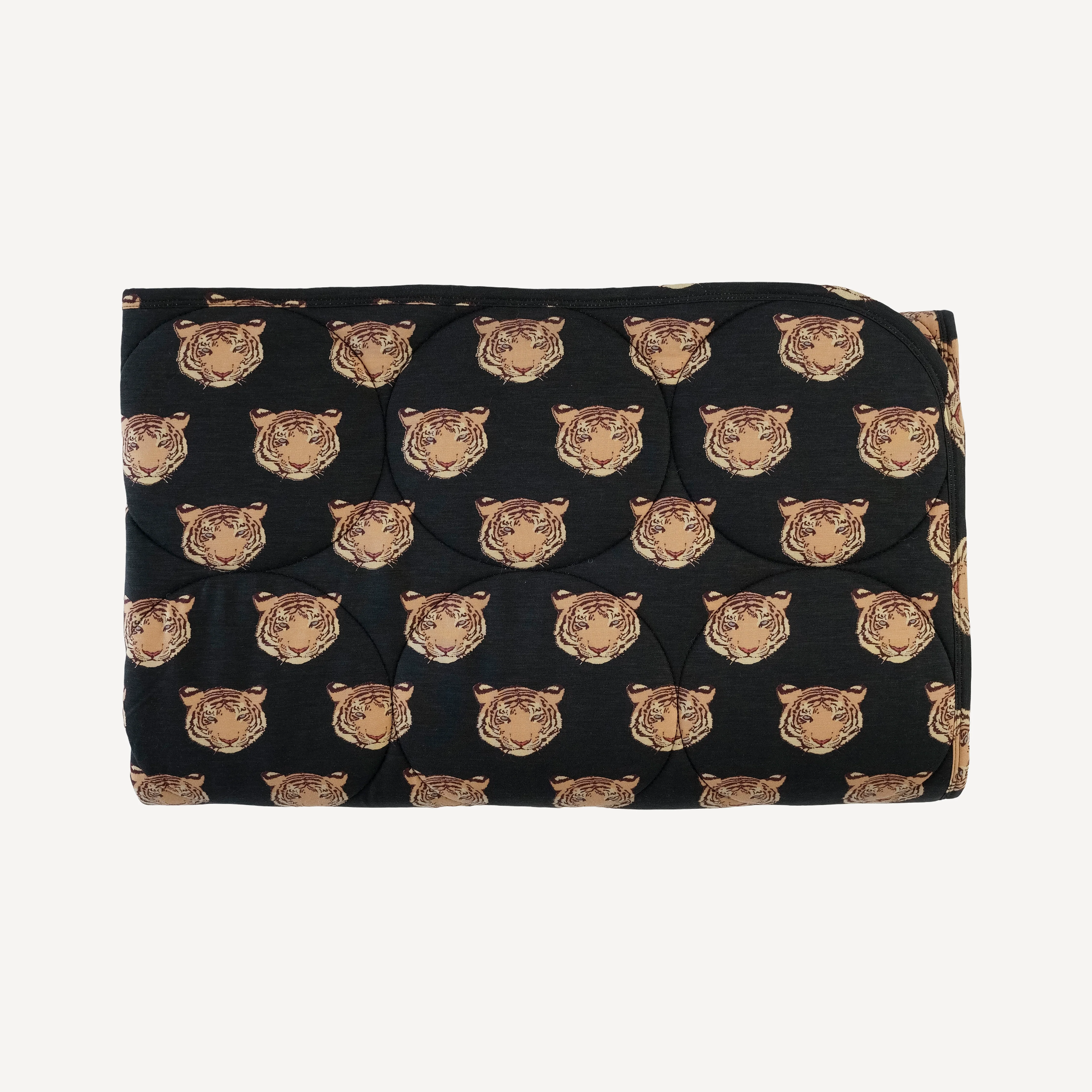 classic circle quilt | OG tigers | bamboo