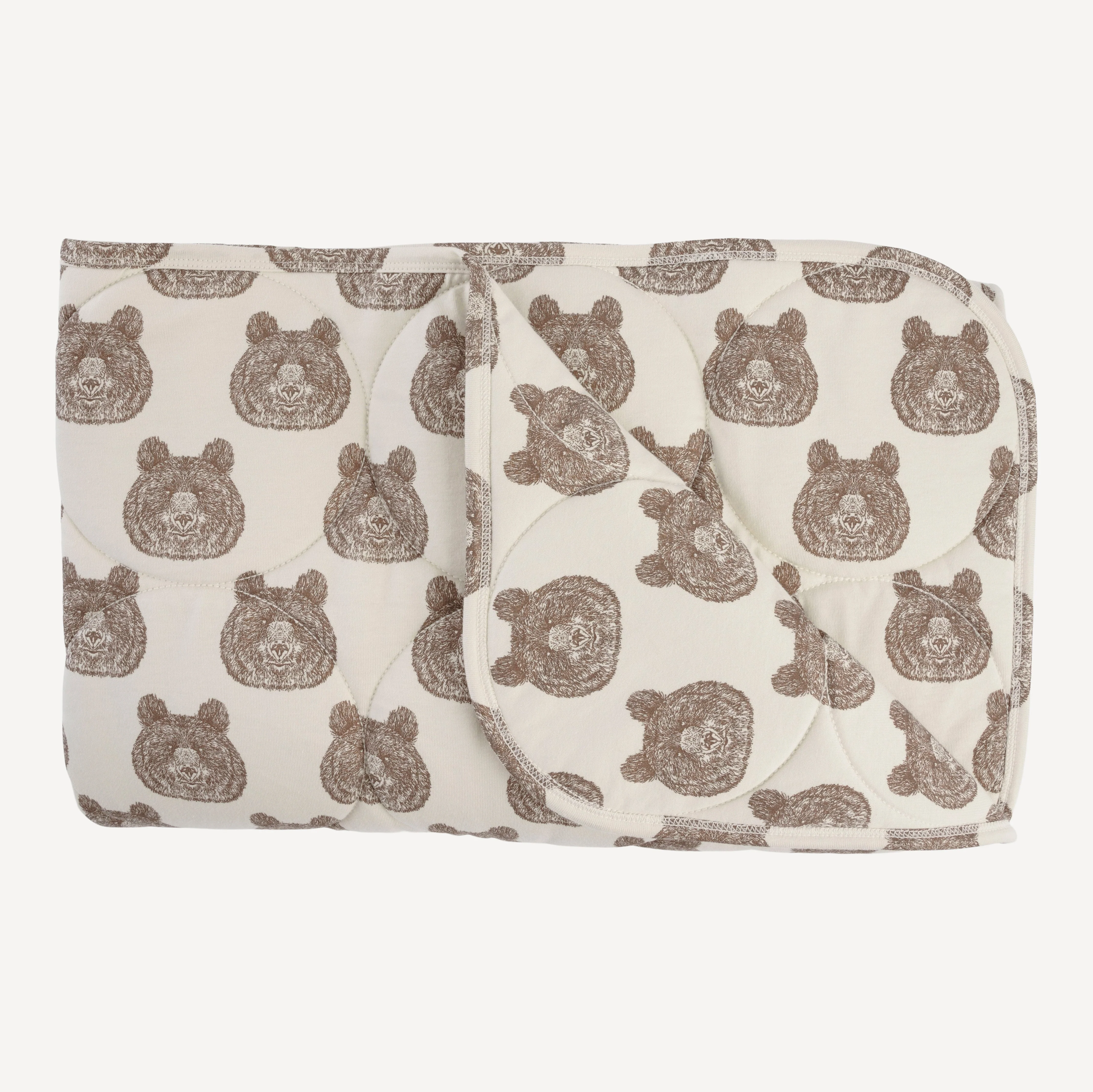 classic circle quilt | papa bear | organic cotton jersey - Image 3