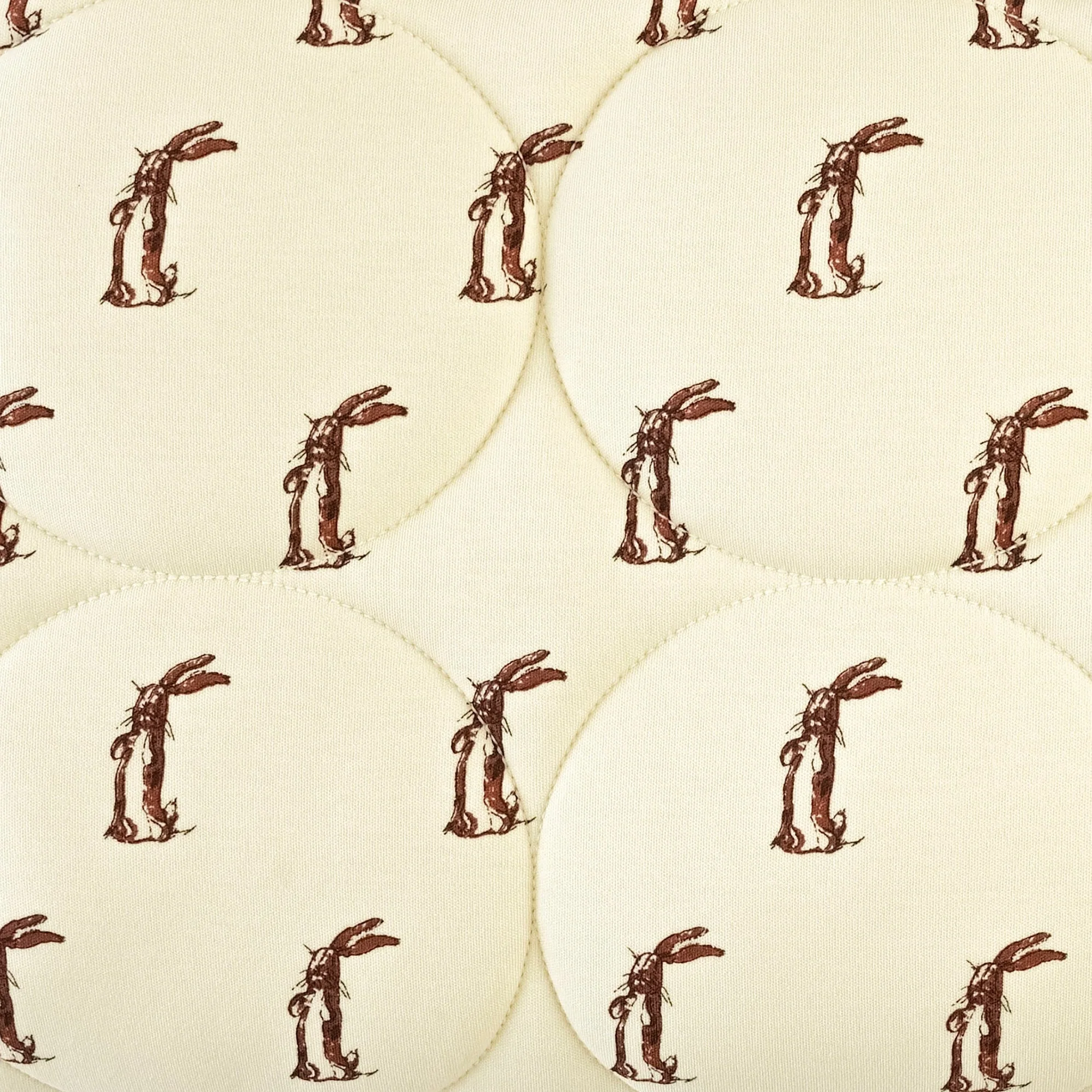 classic circle quilt | plush rabbit | organic cotton interlock - Image 2