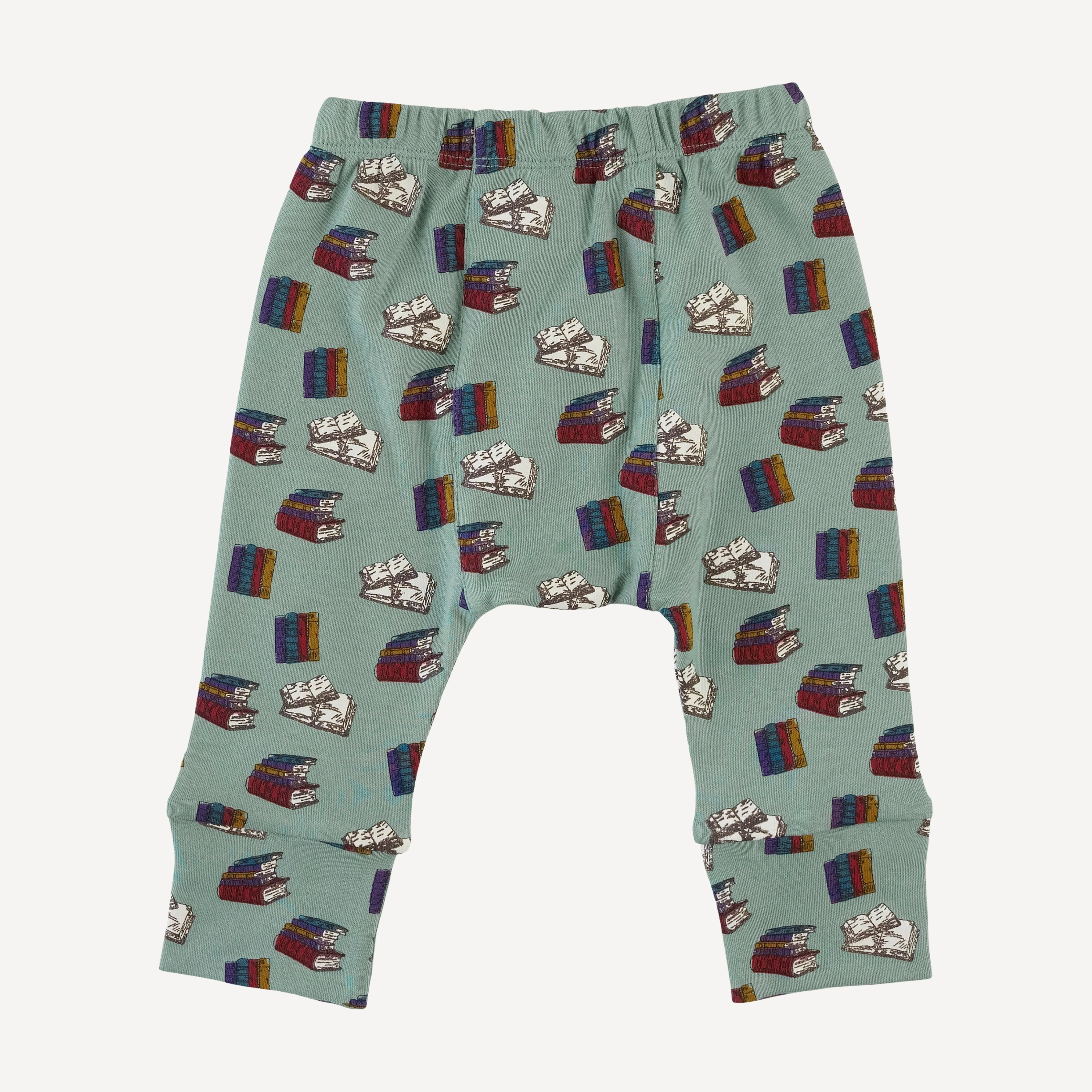classic panda pant | books | organic cotton interlock - Image 3