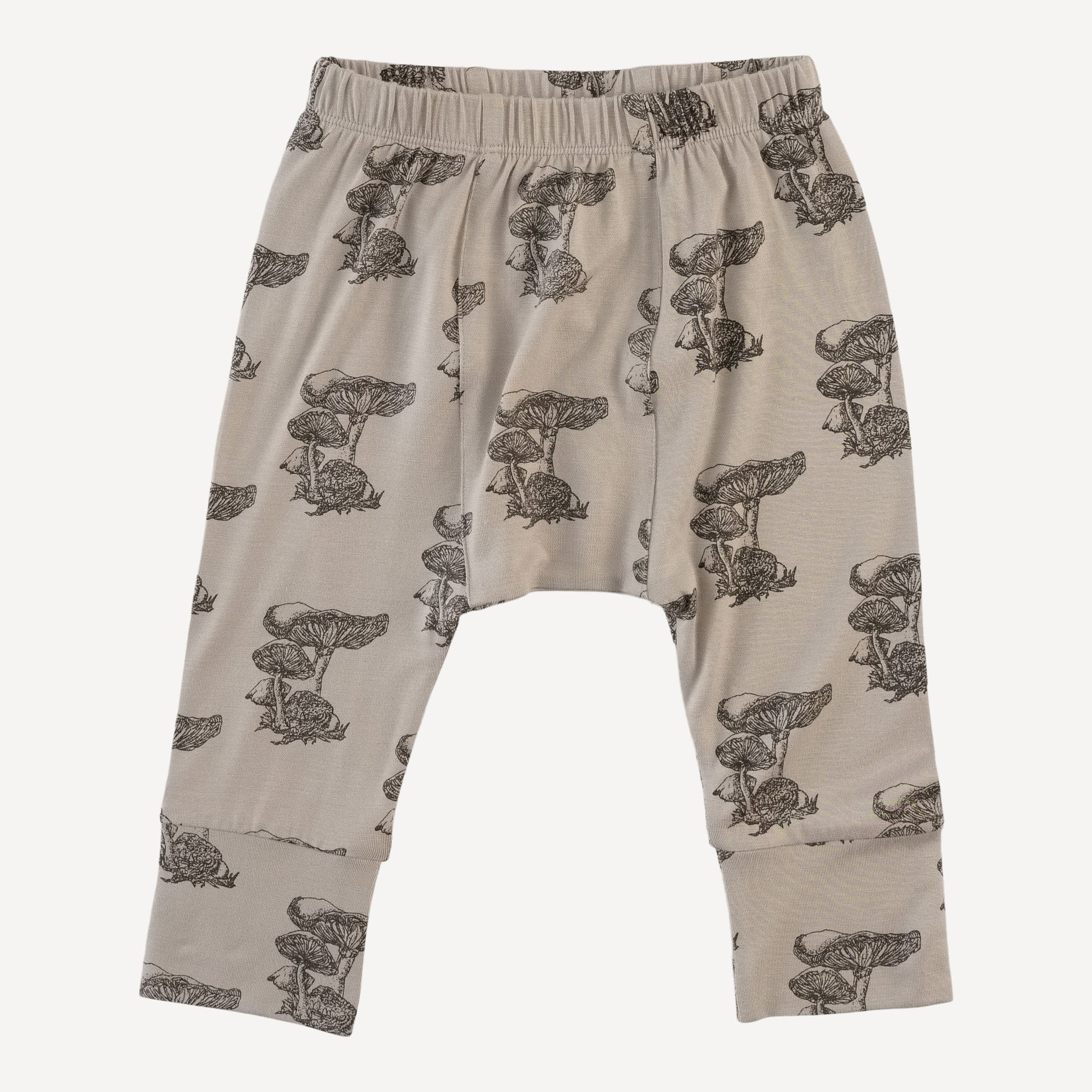 classic panda pant | gray mushroom snail | bamboo