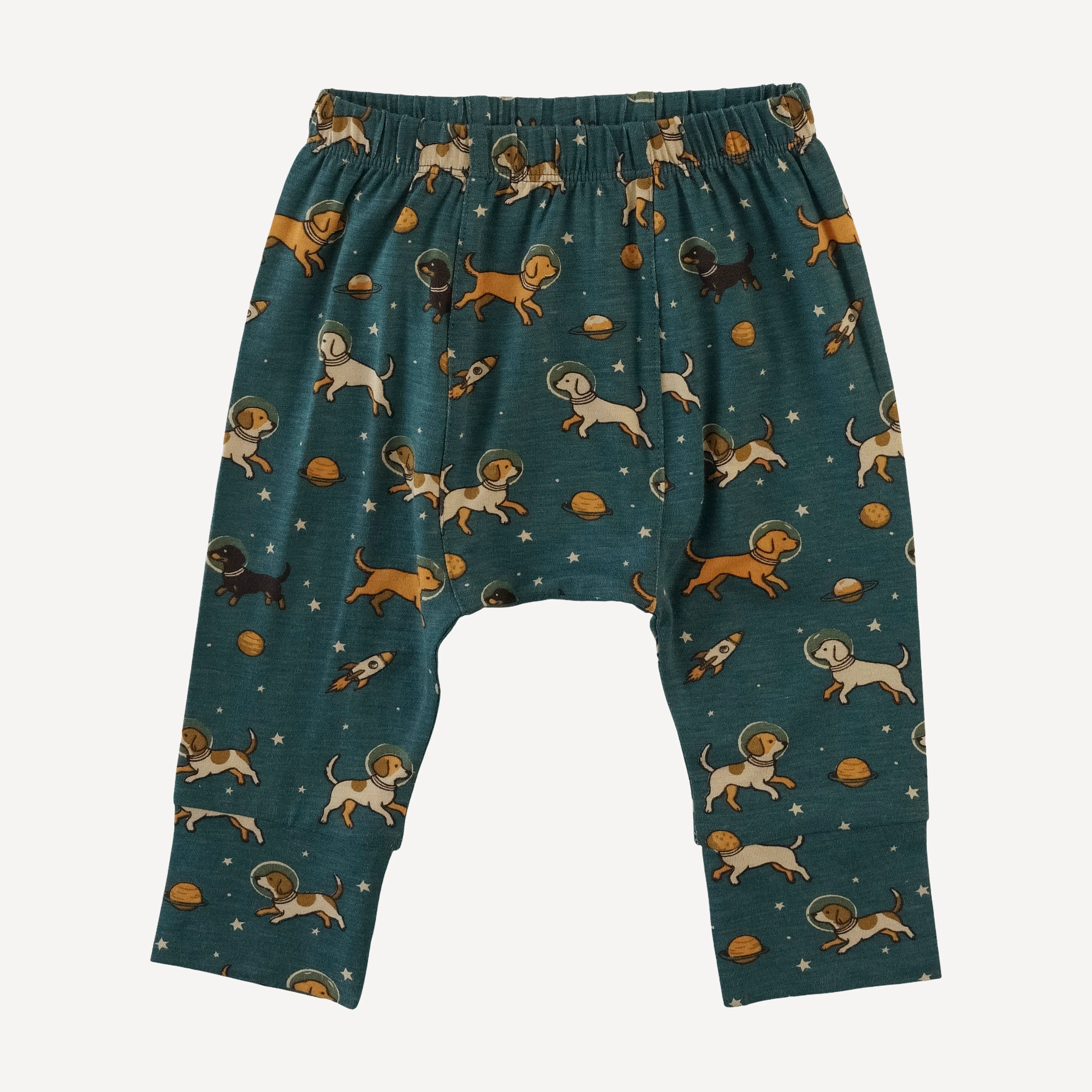 classic panda pant | space pups | bamboo