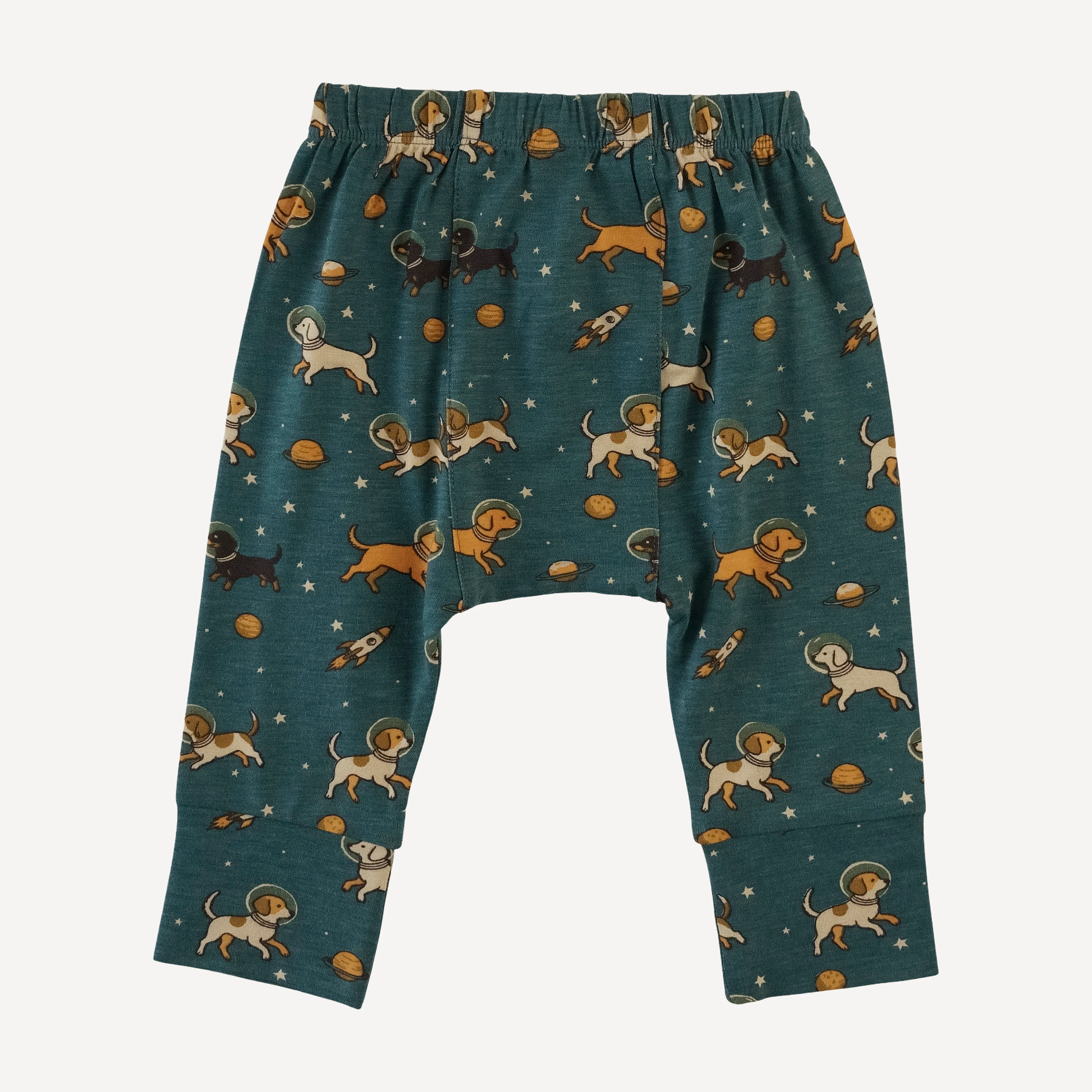classic panda pant | space pups | bamboo - Image 3