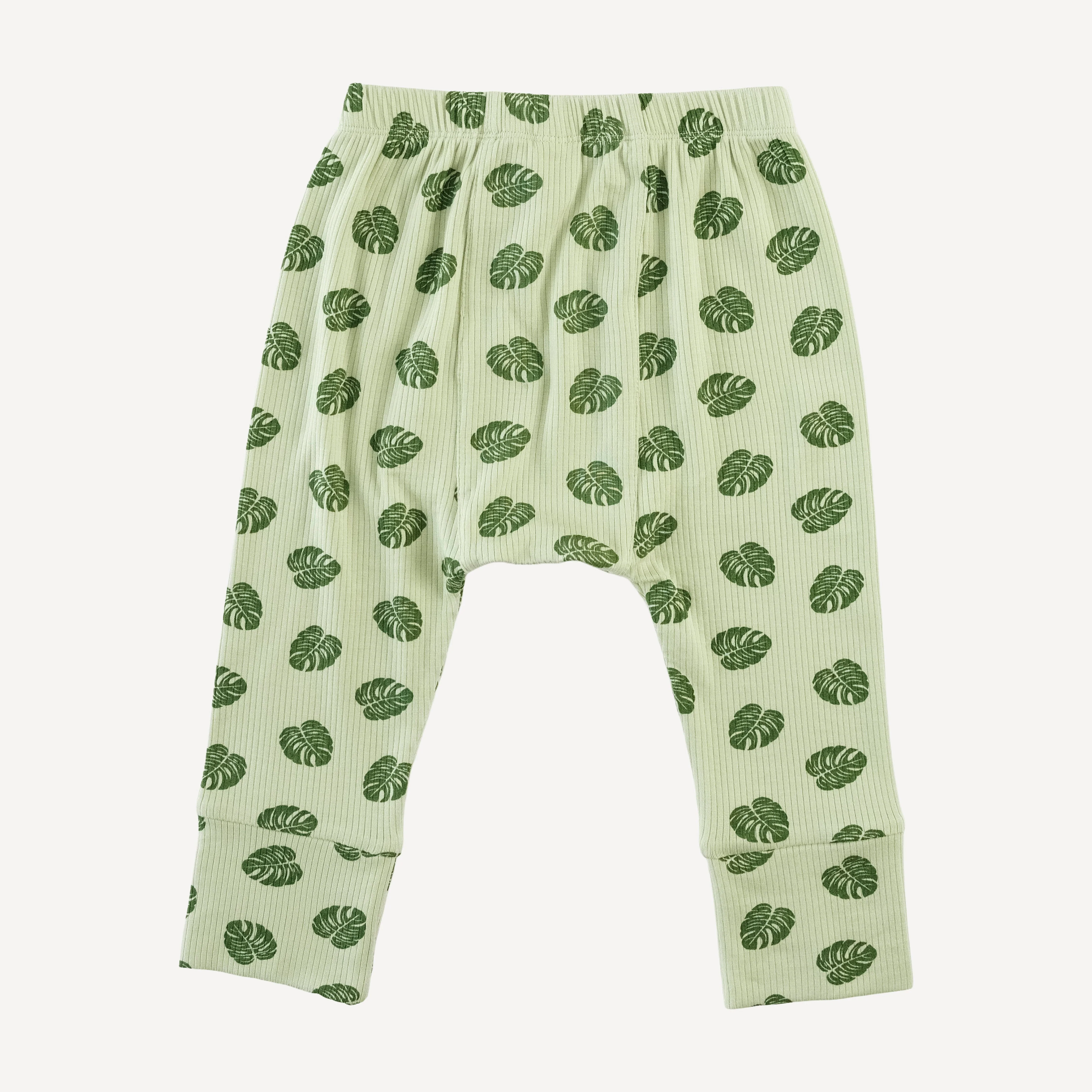 classic panda pant | tiny monstera | modal skinny rib - Image 3