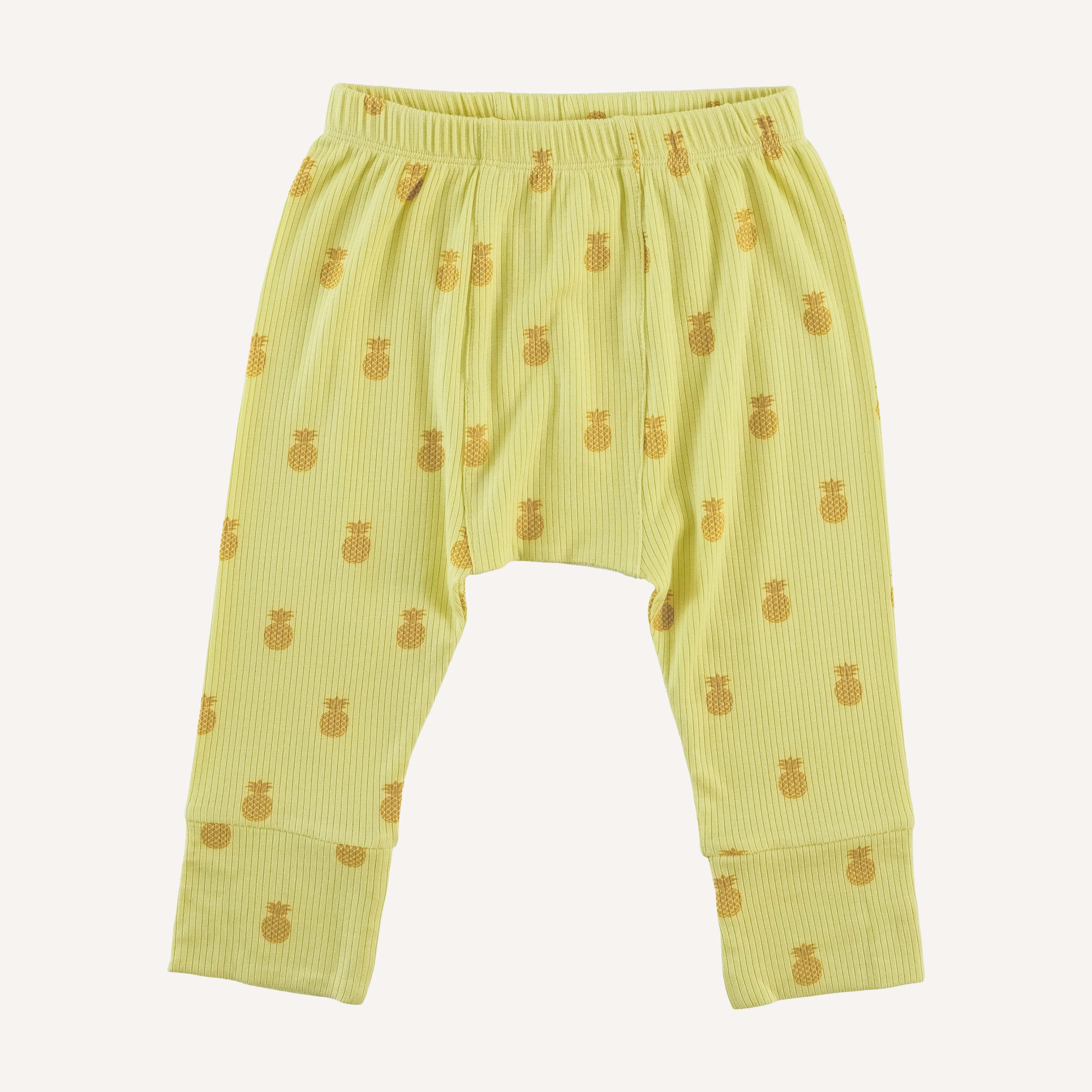 classic panda pant | tiny pineapple | modal skinny rib