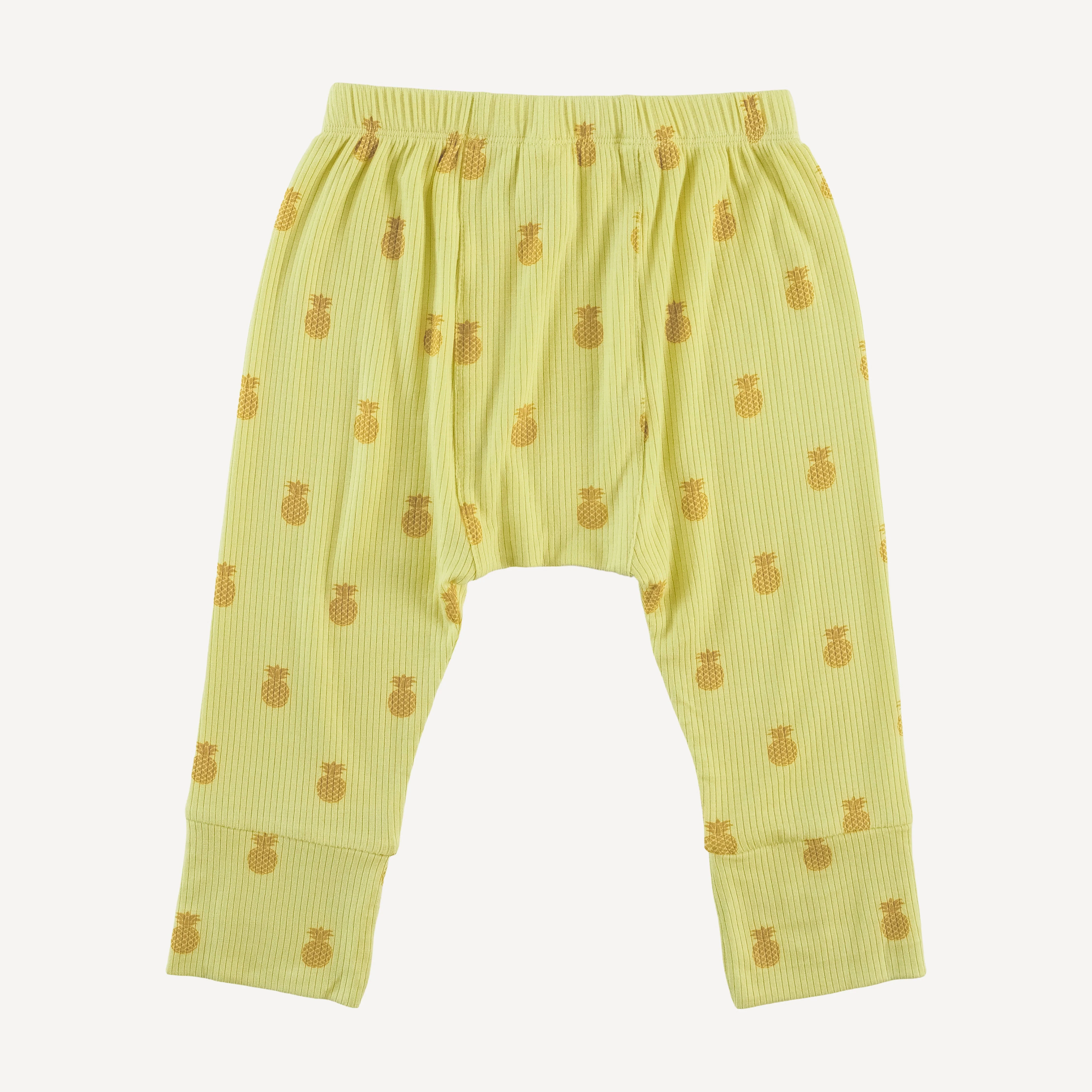 classic panda pant | tiny pineapple | modal skinny rib - Image 3