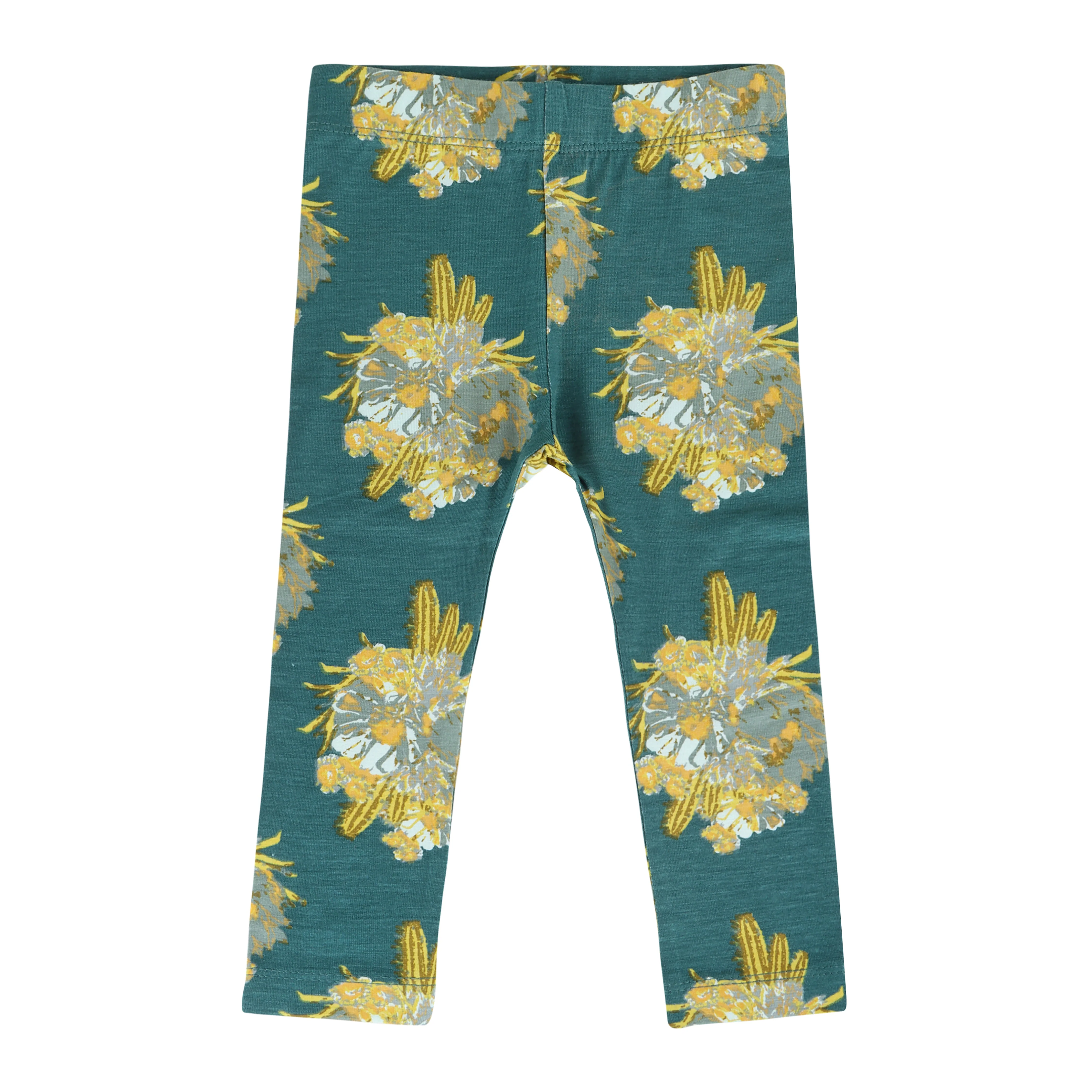 classic skinny legging | cactus floral | bamboo
