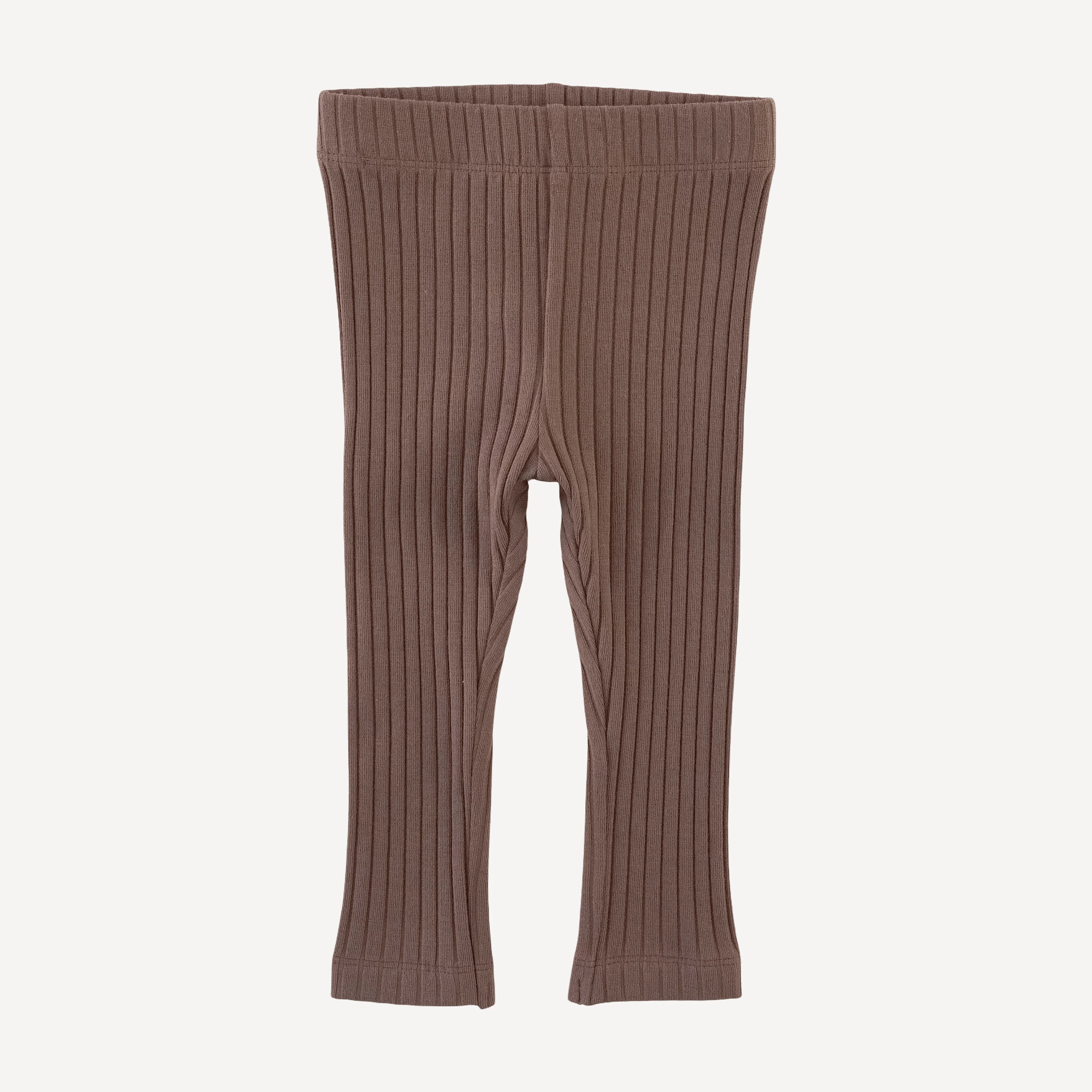 classic skinny legging | spiced chocolate | organic cotton wide rib