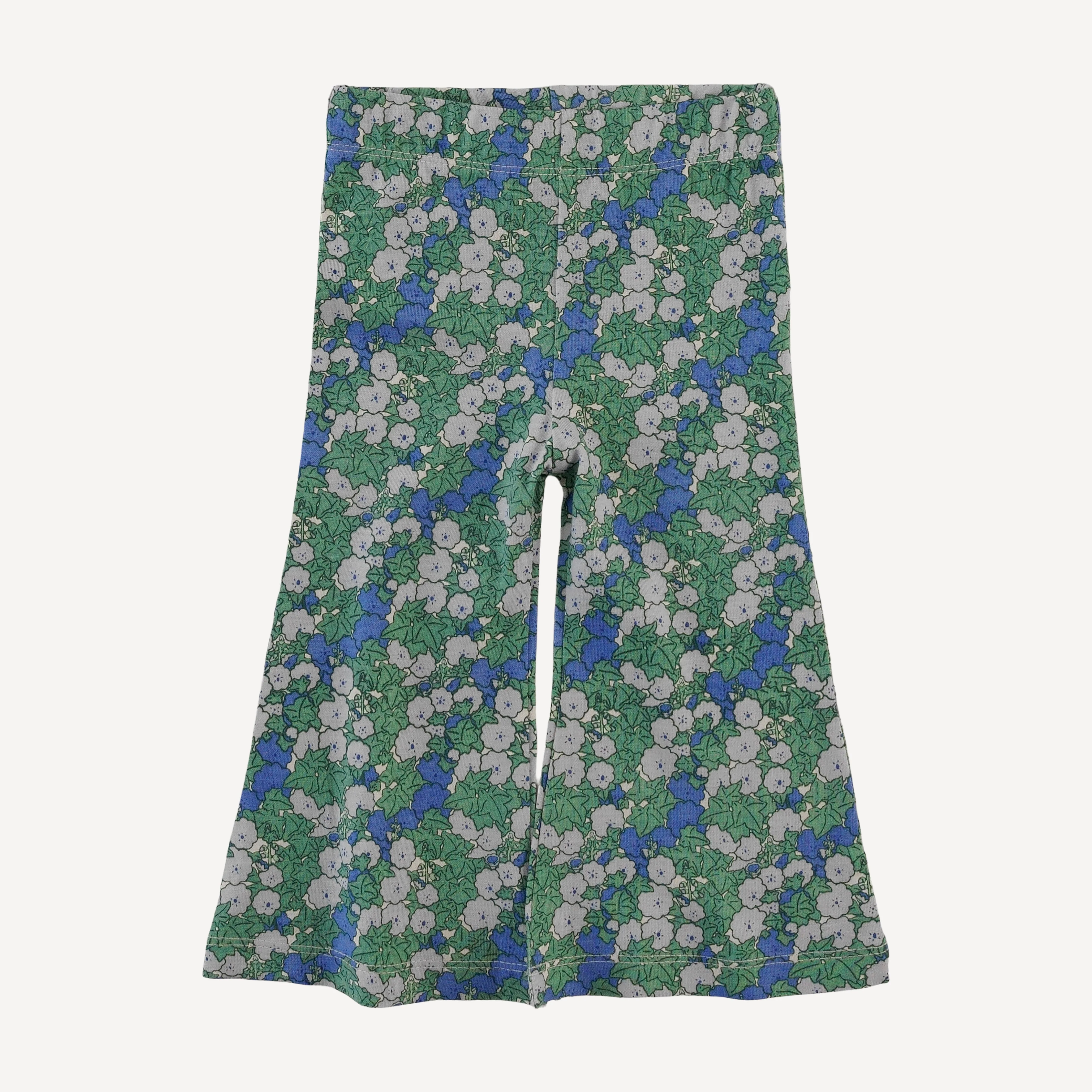 flare leg pant | blue ivy floral | bamboo