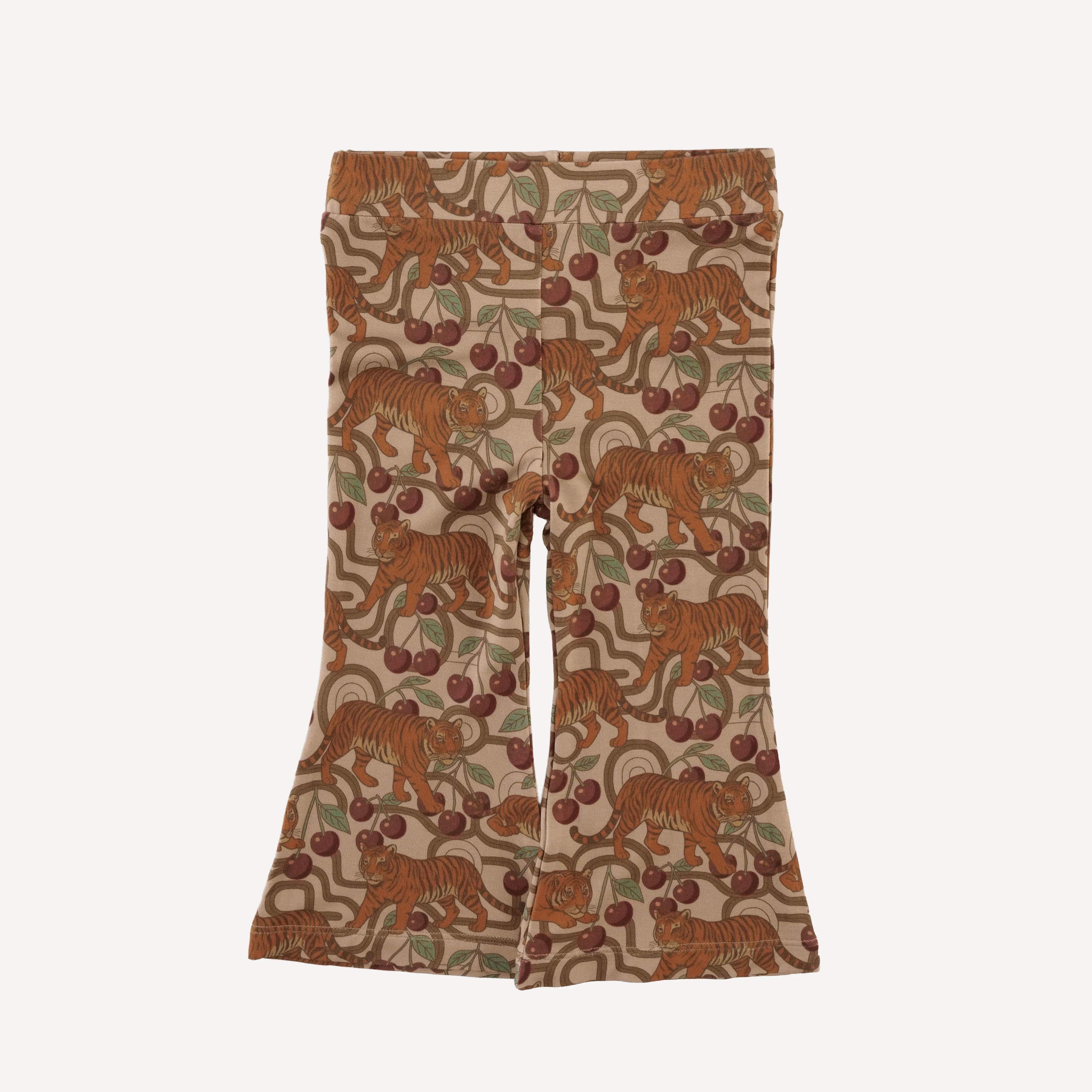 flare leg pant | tiger cherries | light weight bamboo