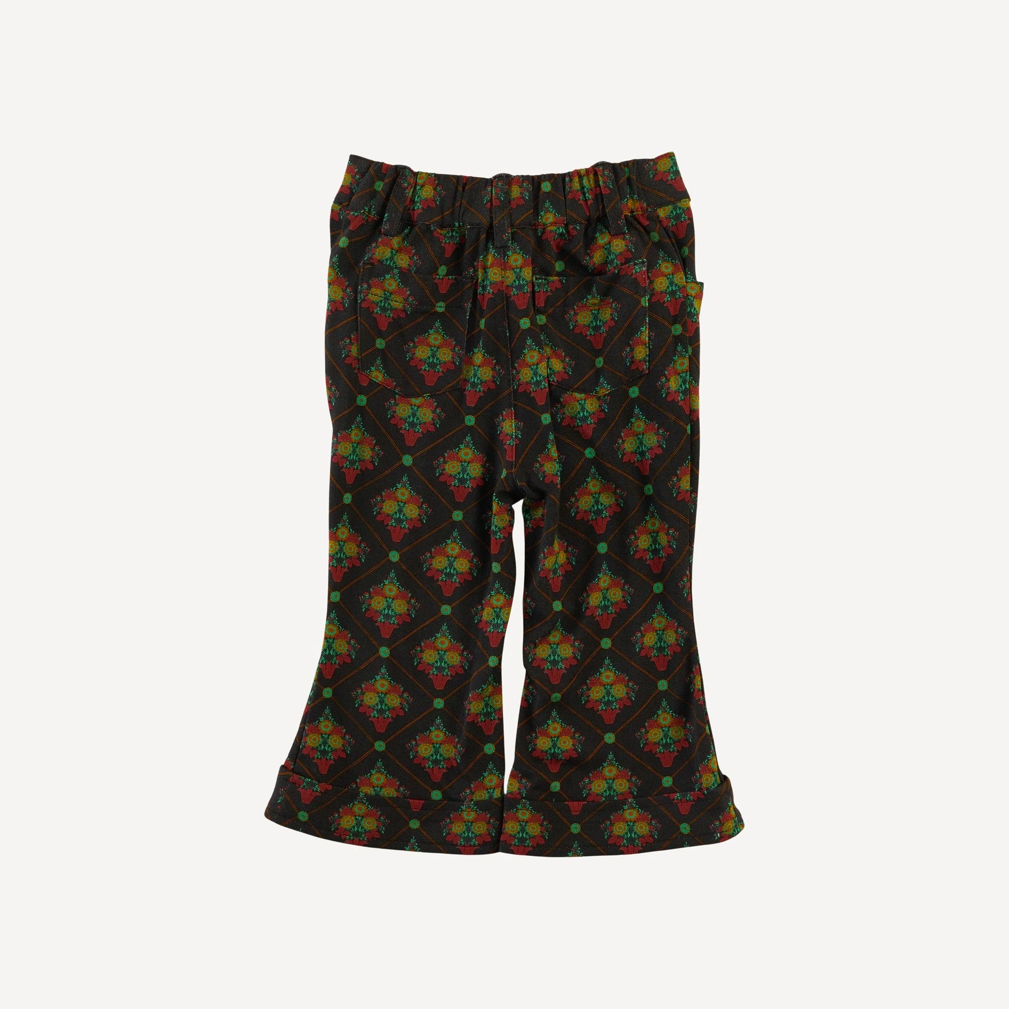 flare pintuck pant | antoinette floral | light weight bamboo - Image 3