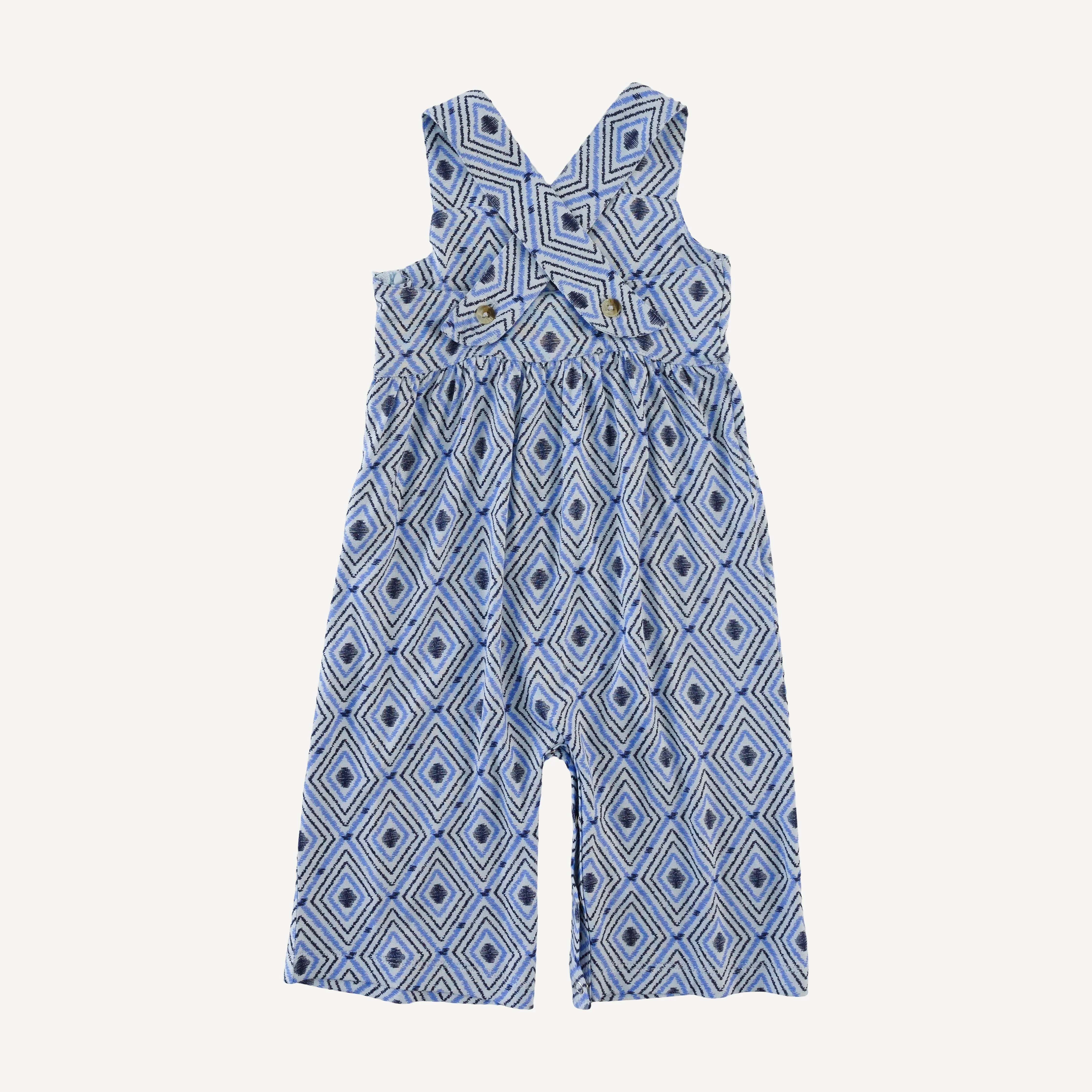 gaucho jumpsuit | diamond | bamboo - Image 3
