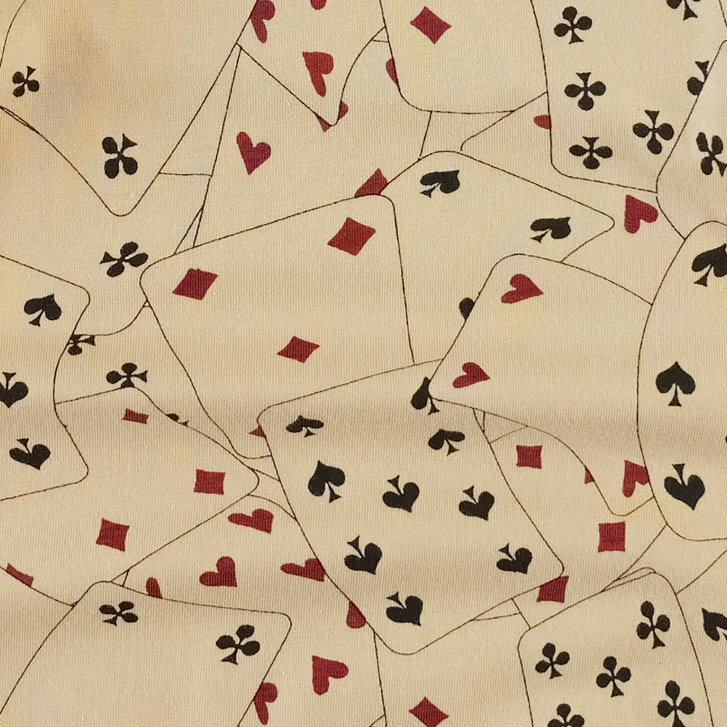 half sleeve ruby dress | playing cards | organic cotton jersey - Image 2