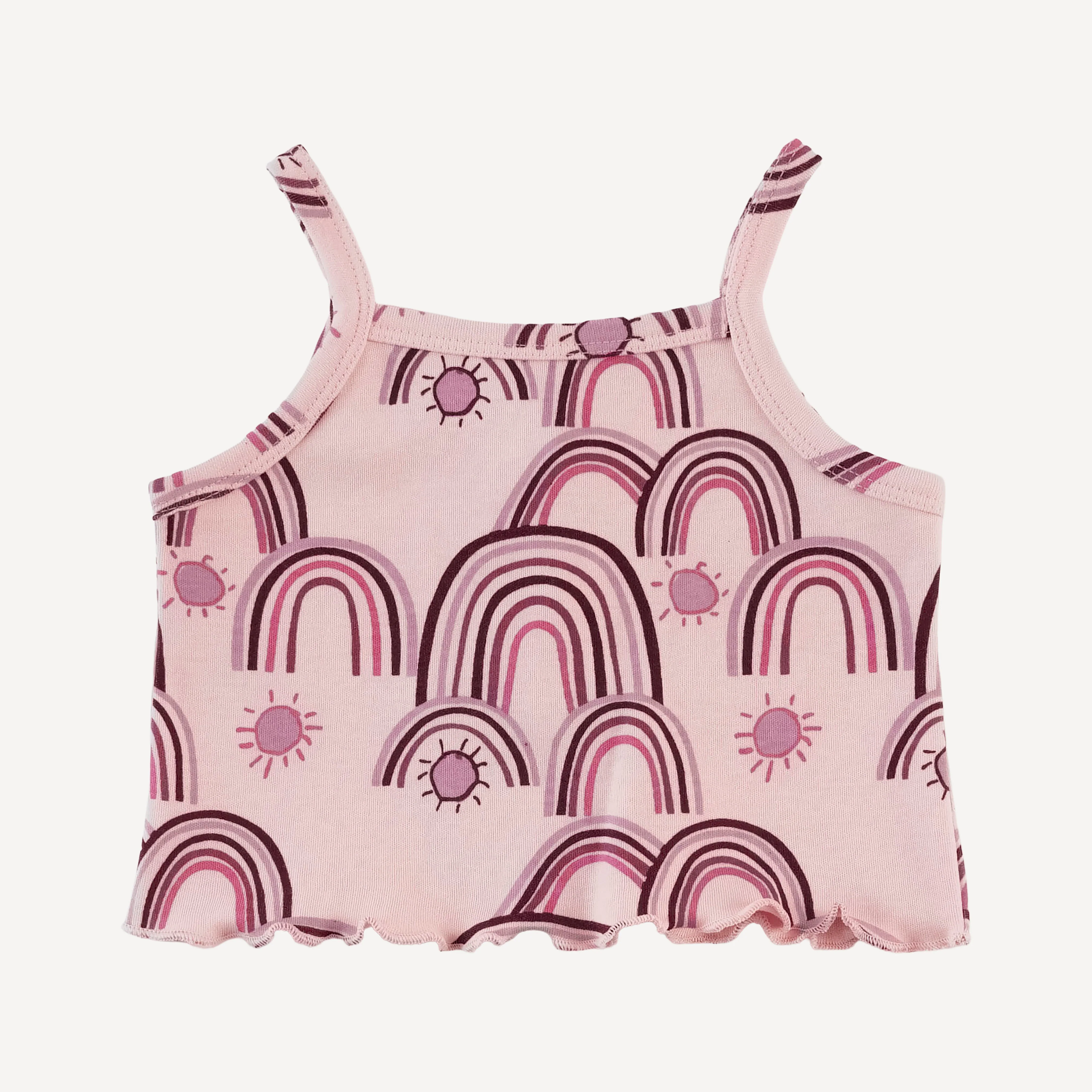 jade set | mauve rainbow | organic cotton interlock - Image 3