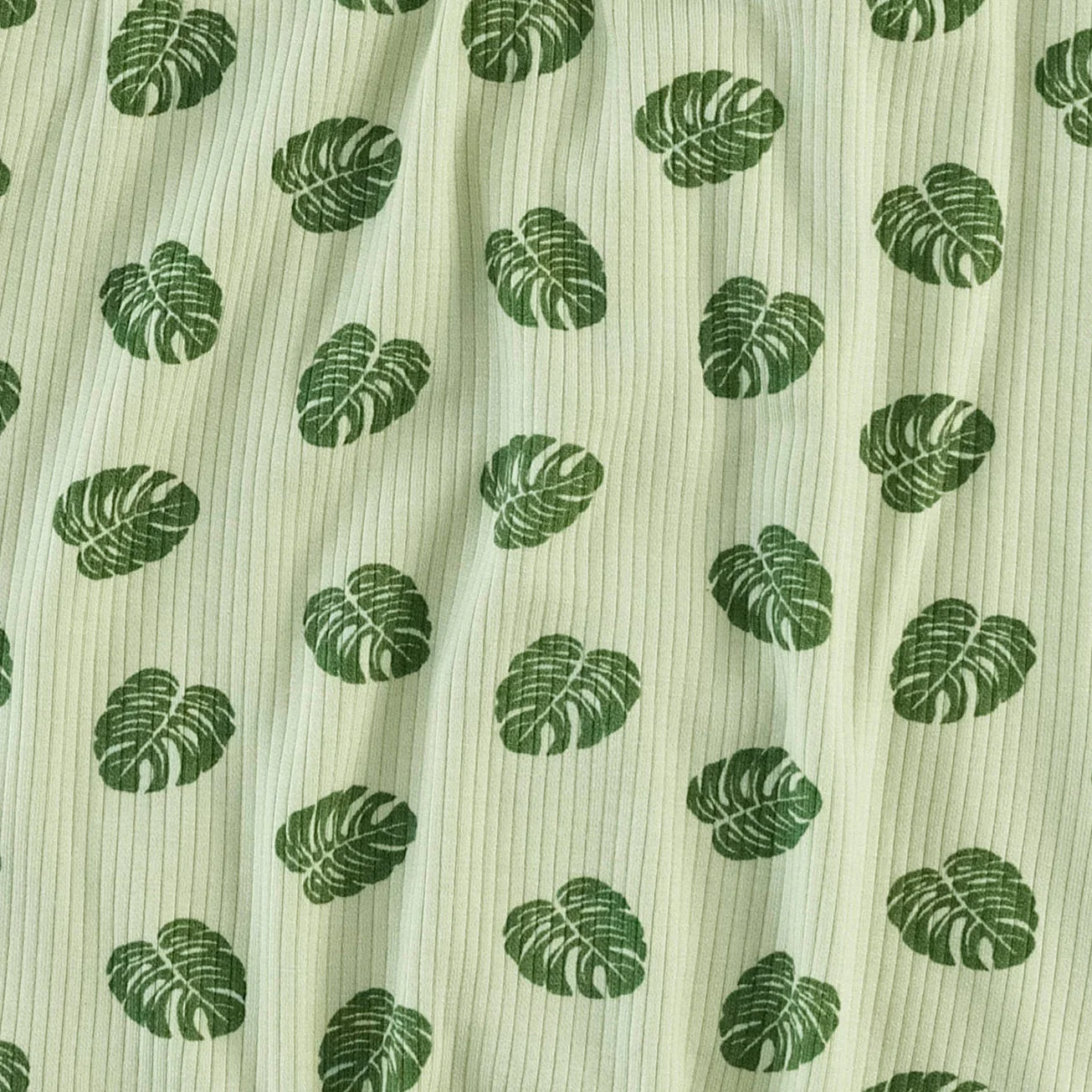 jade set | tiny monstera | modal skinny rib - Image 2