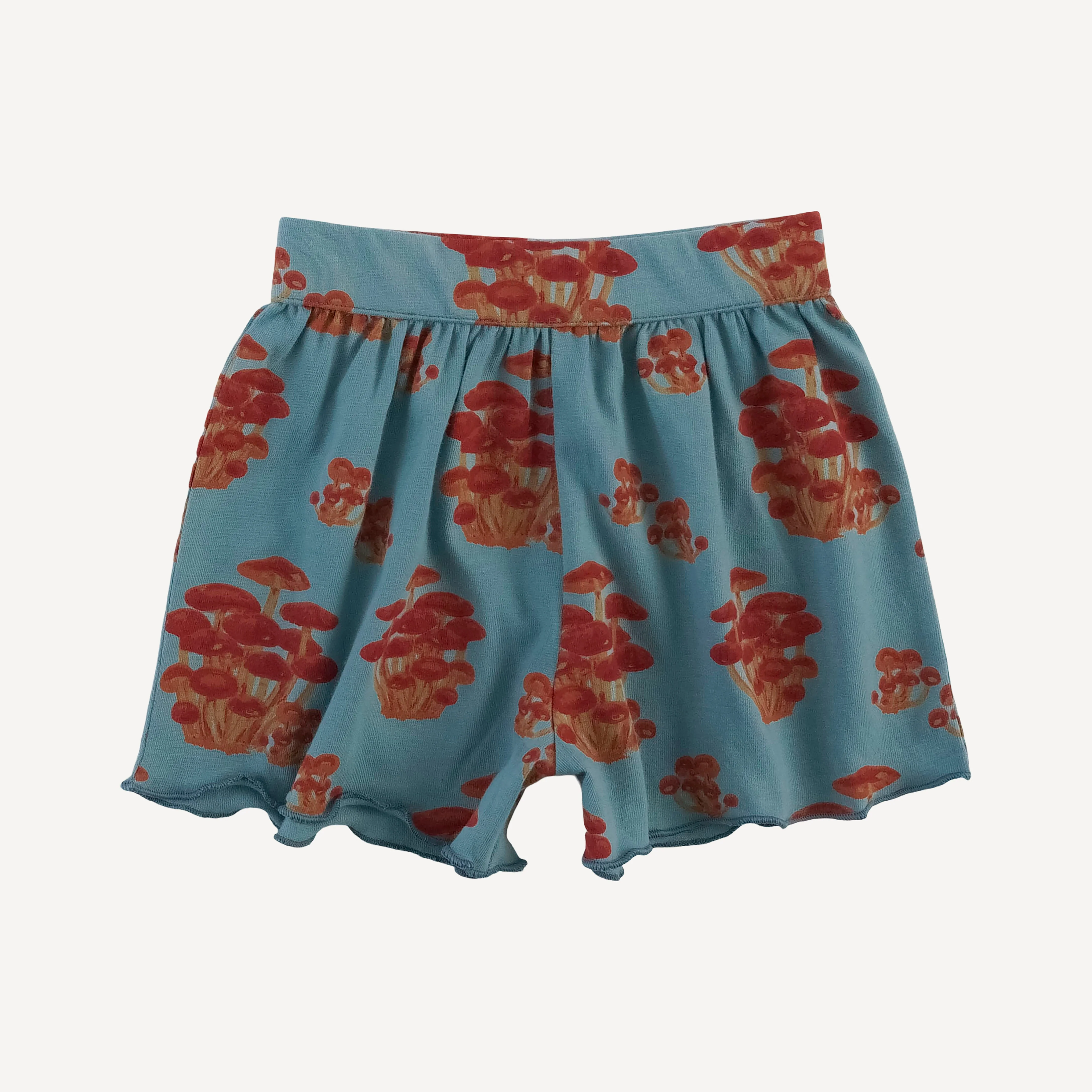jade short set | red mushroom bunch | organic cotton jersey - Image 4