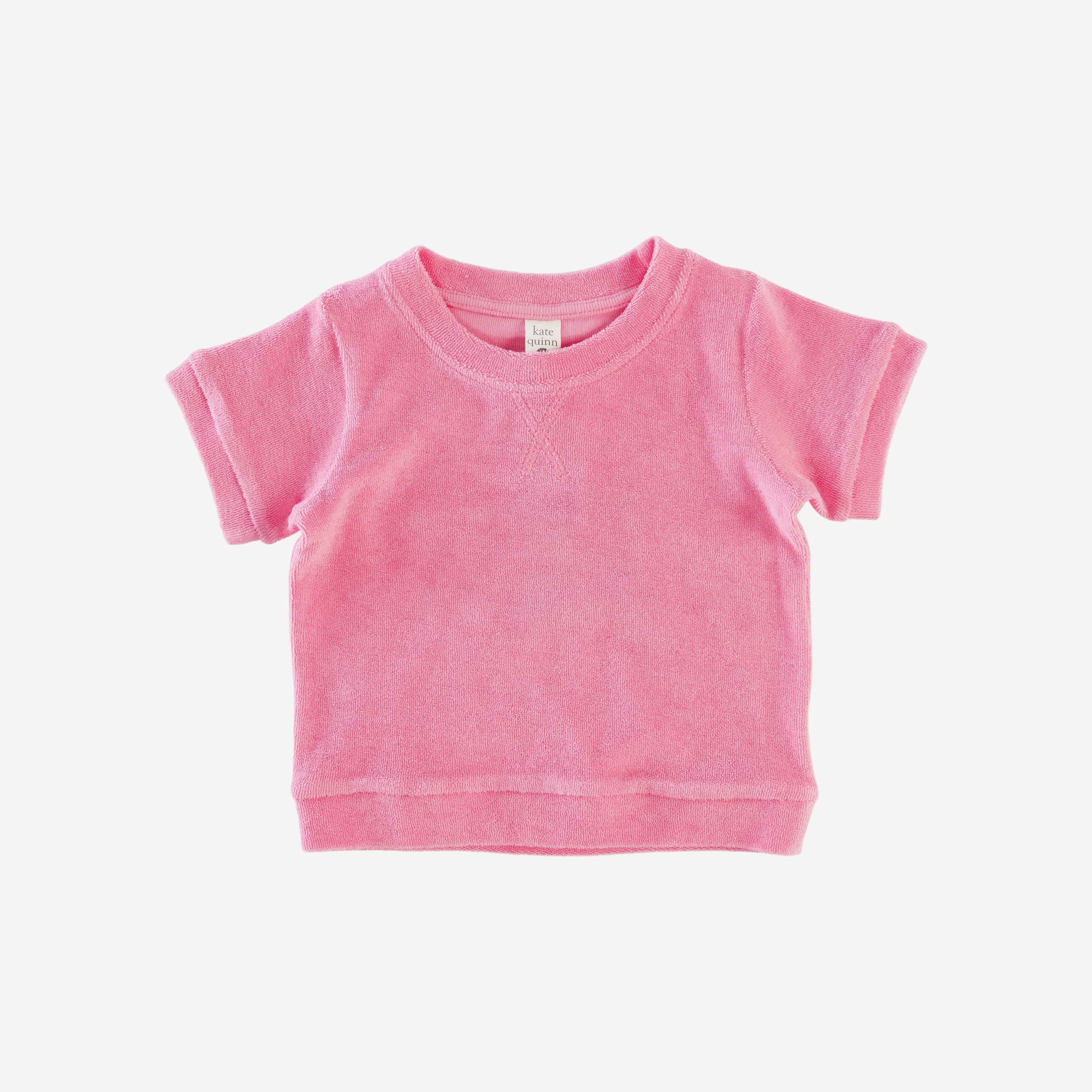 jamie set | tropical pink | organic cotton terry - Image 3
