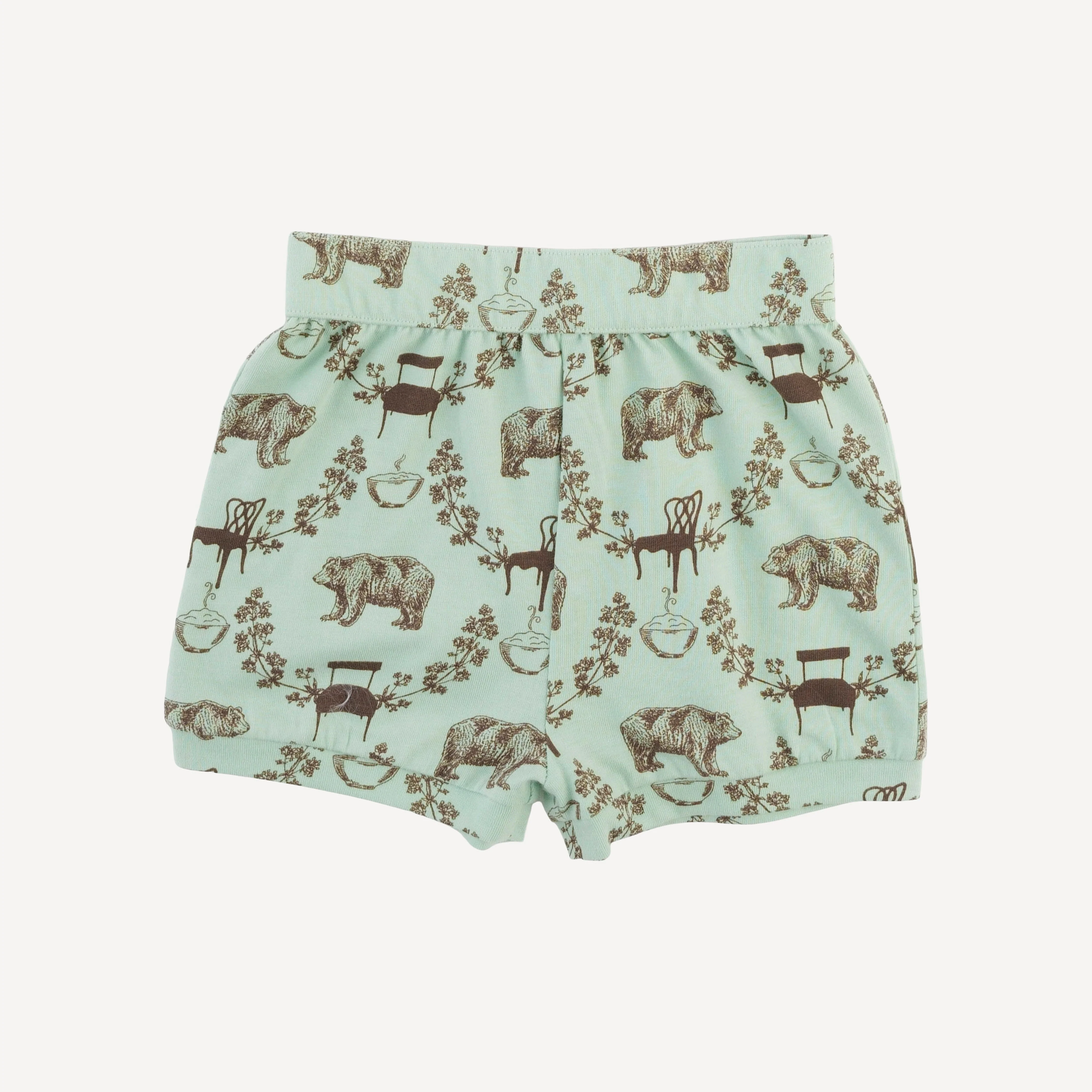 jamie short set | bears + chairs | organic cotton jersey - Image 4