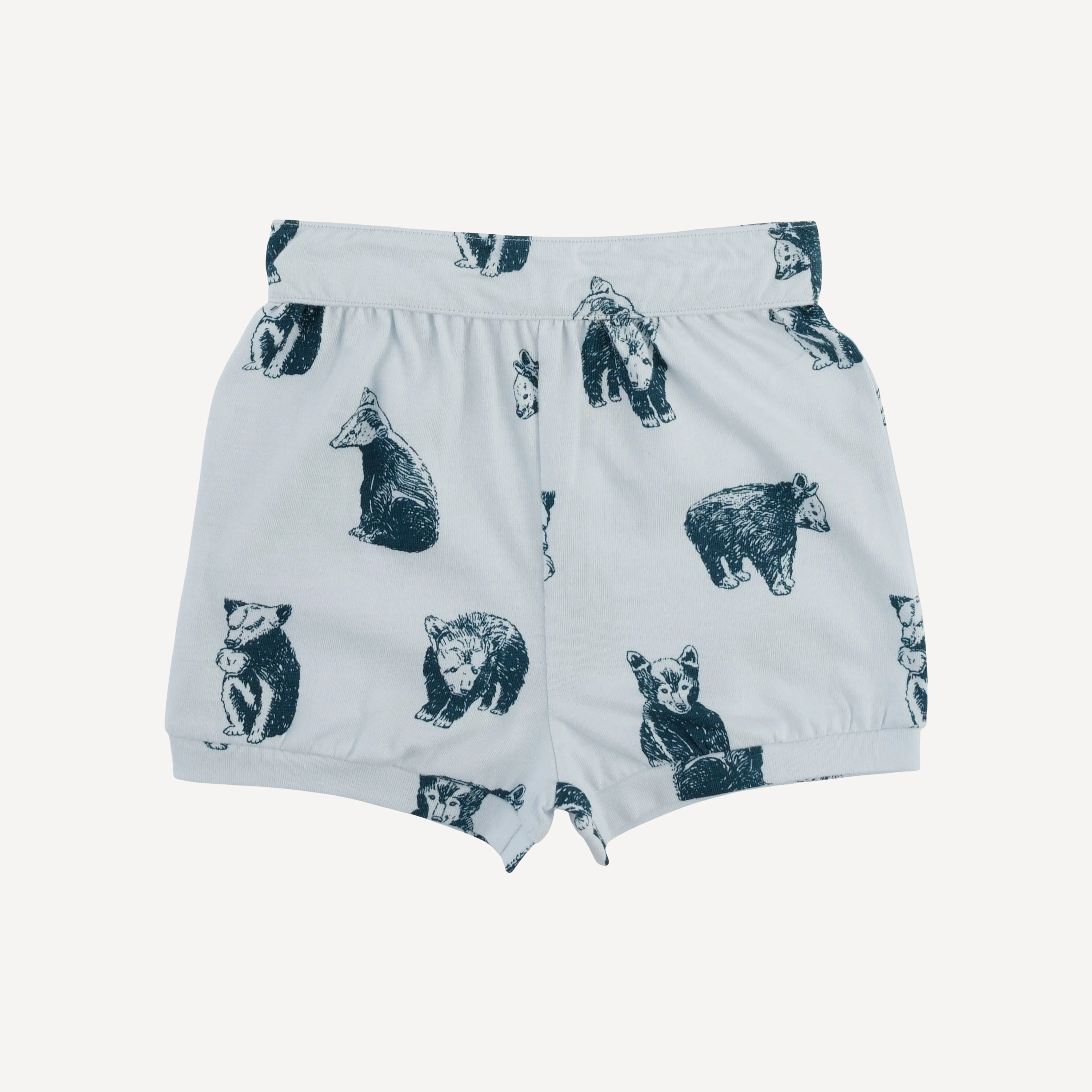 jamie short set | blue bear cubs | organic cotton jersey - Image 4