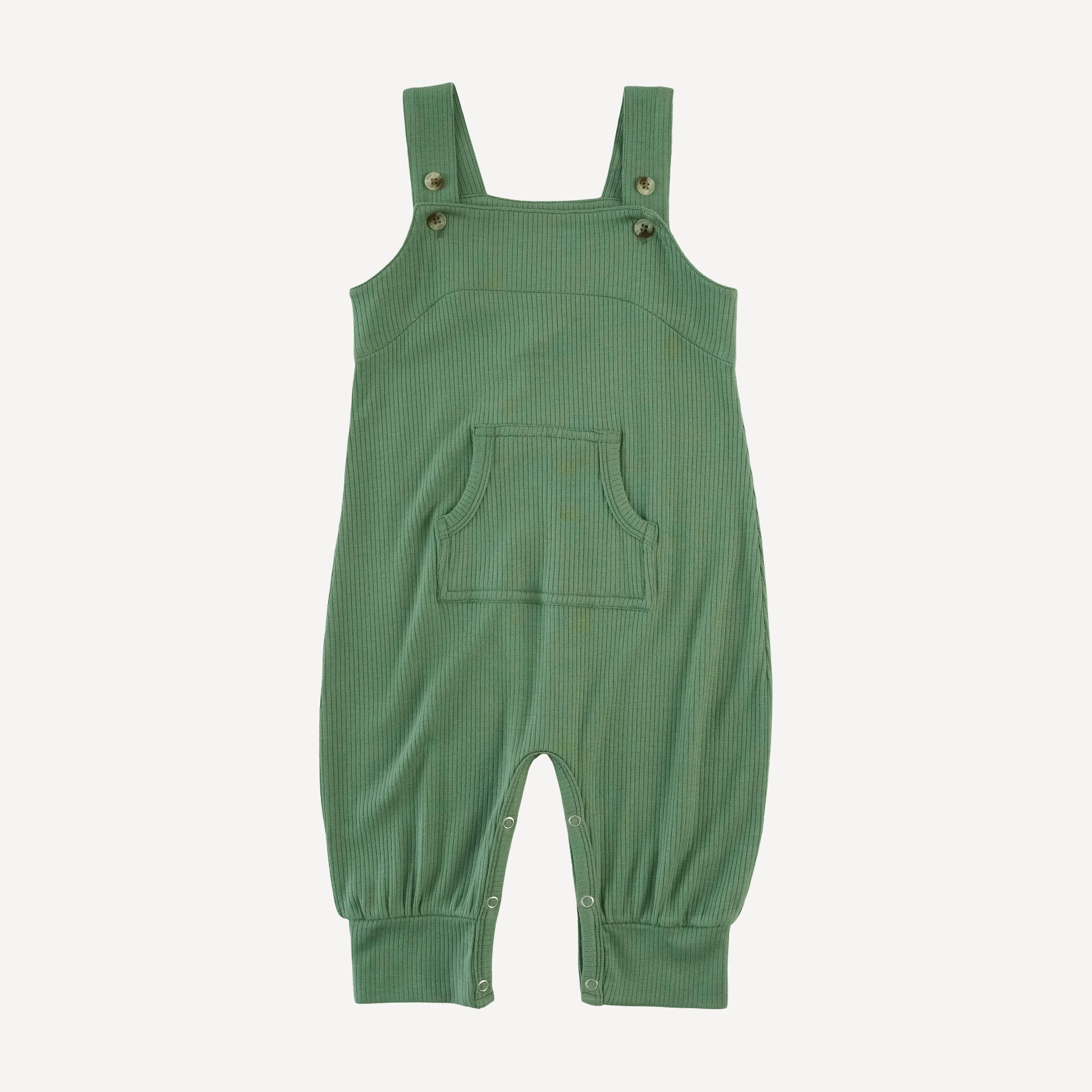 kanga button sport overall | elm | modal skinny rib