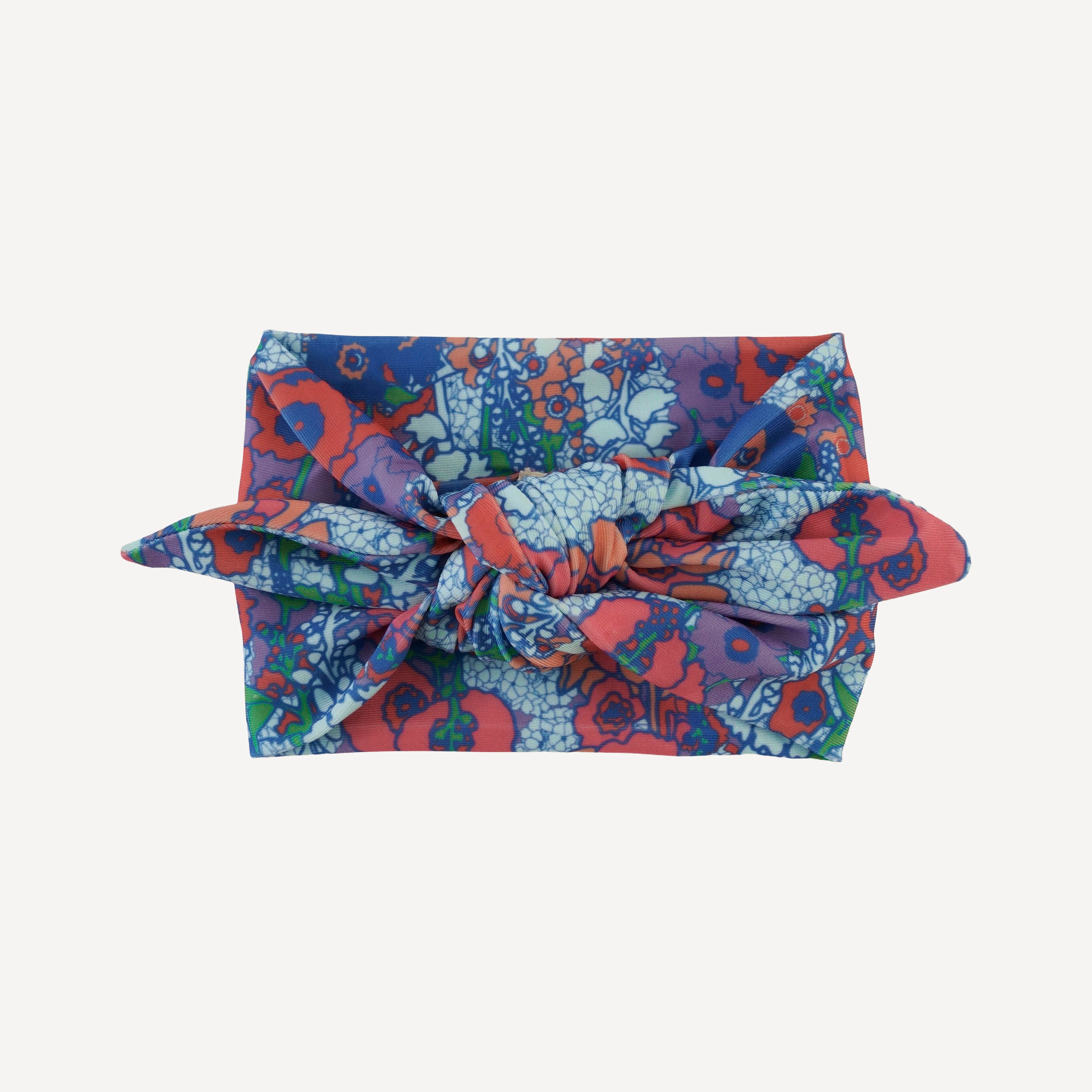 knot top headband | vivid hollyhock | swim