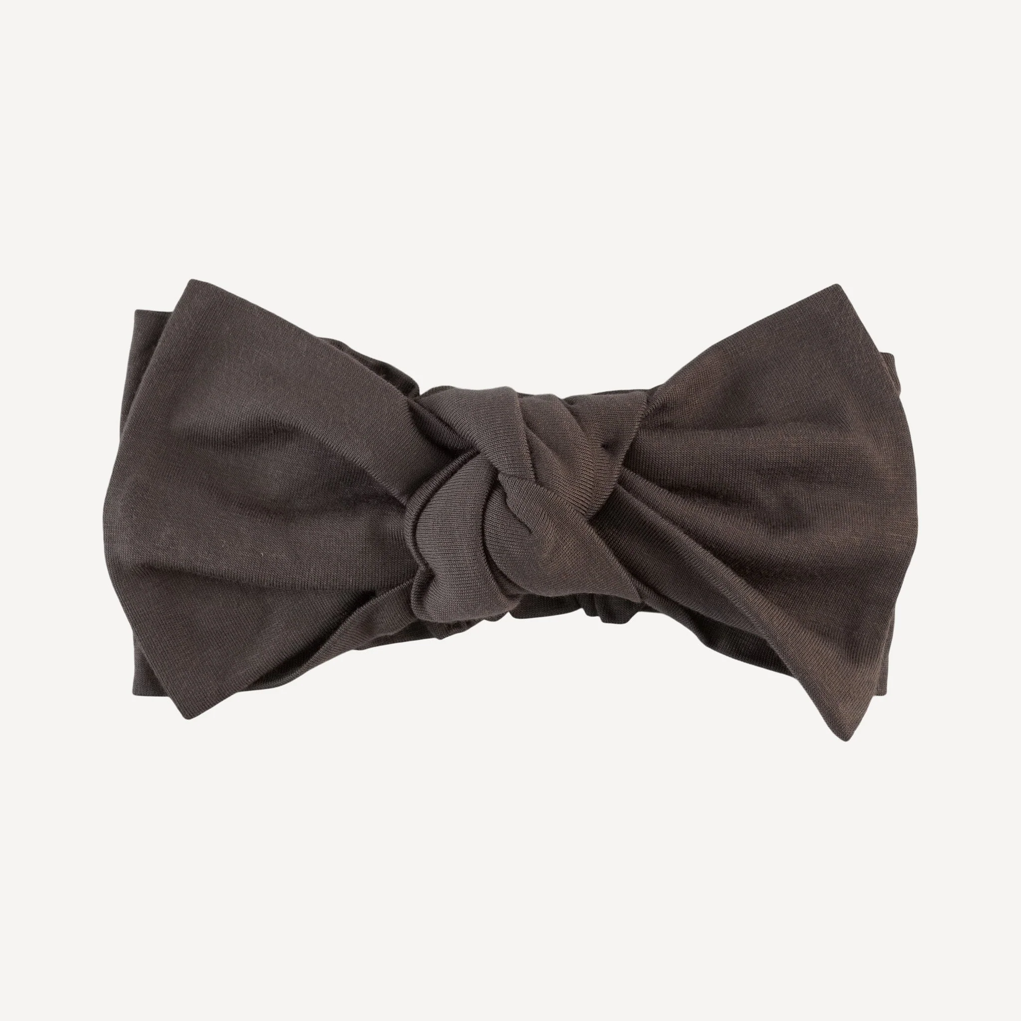large bow elastic headband | gull | bamboo