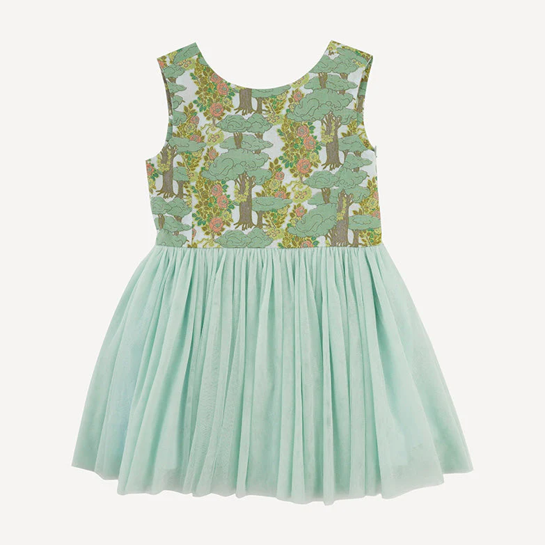 lark dress | goldilocks morning woods | organic cotton woven