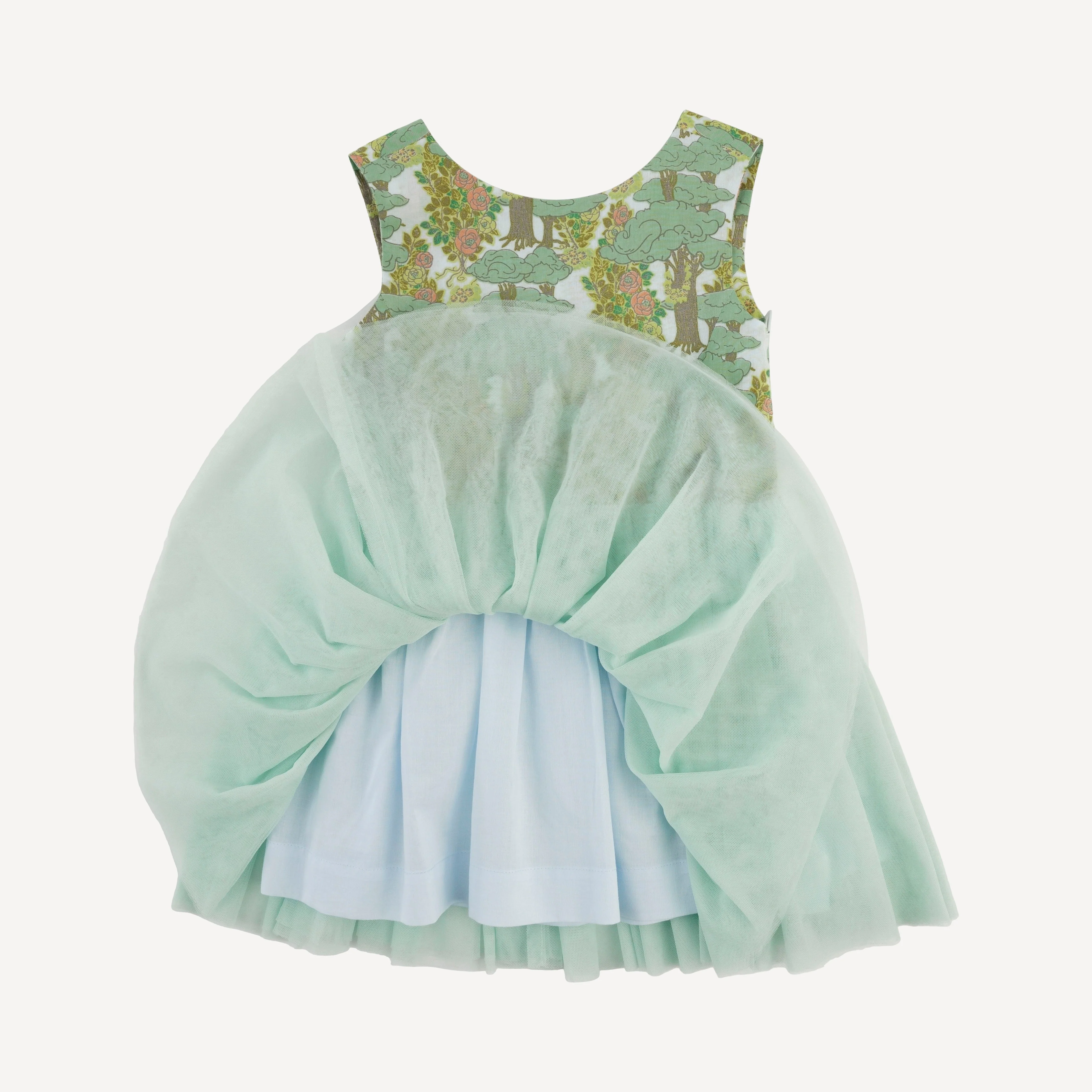 lark dress | goldilocks morning woods | organic cotton woven - Image 2