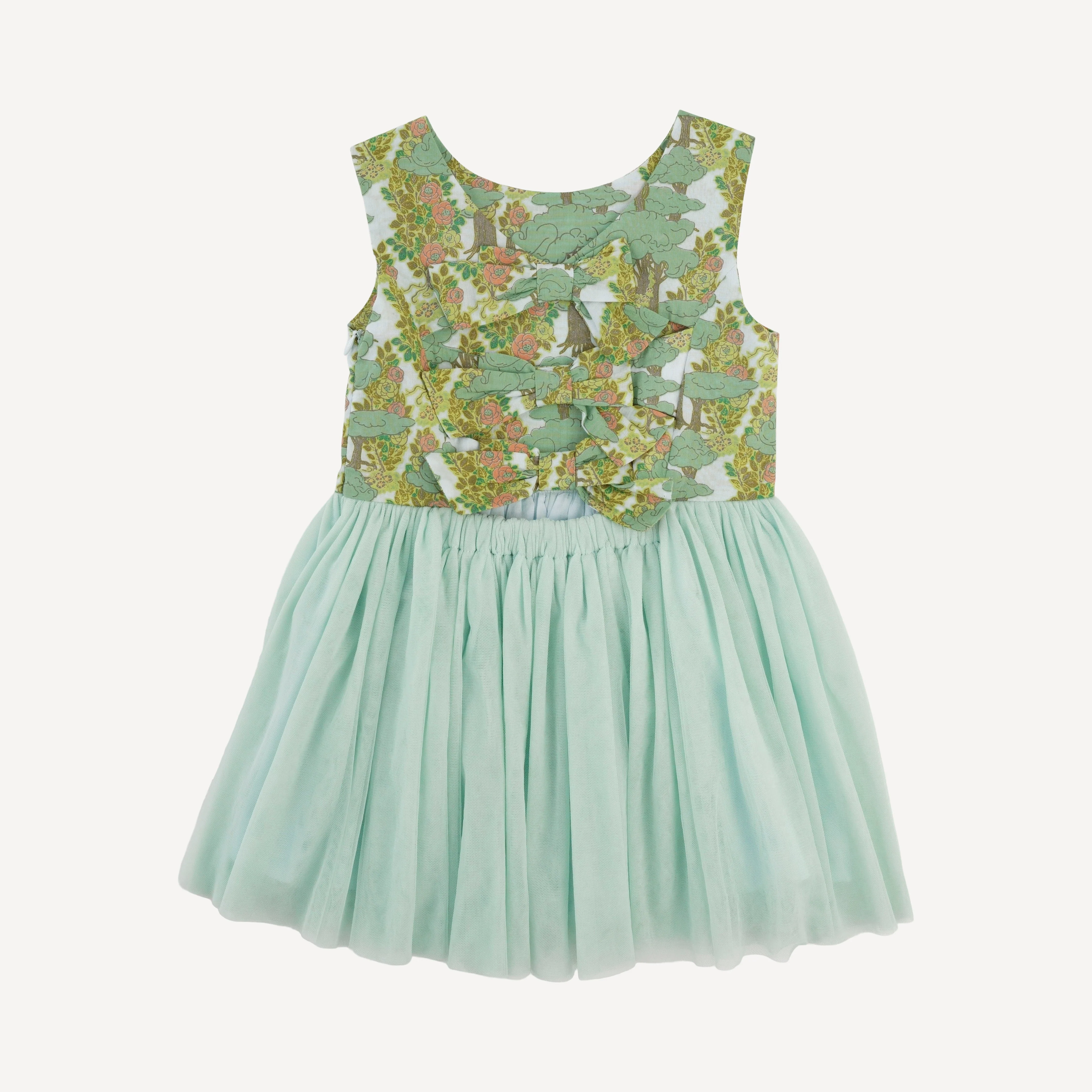lark dress | goldilocks morning woods | organic cotton woven - Image 4