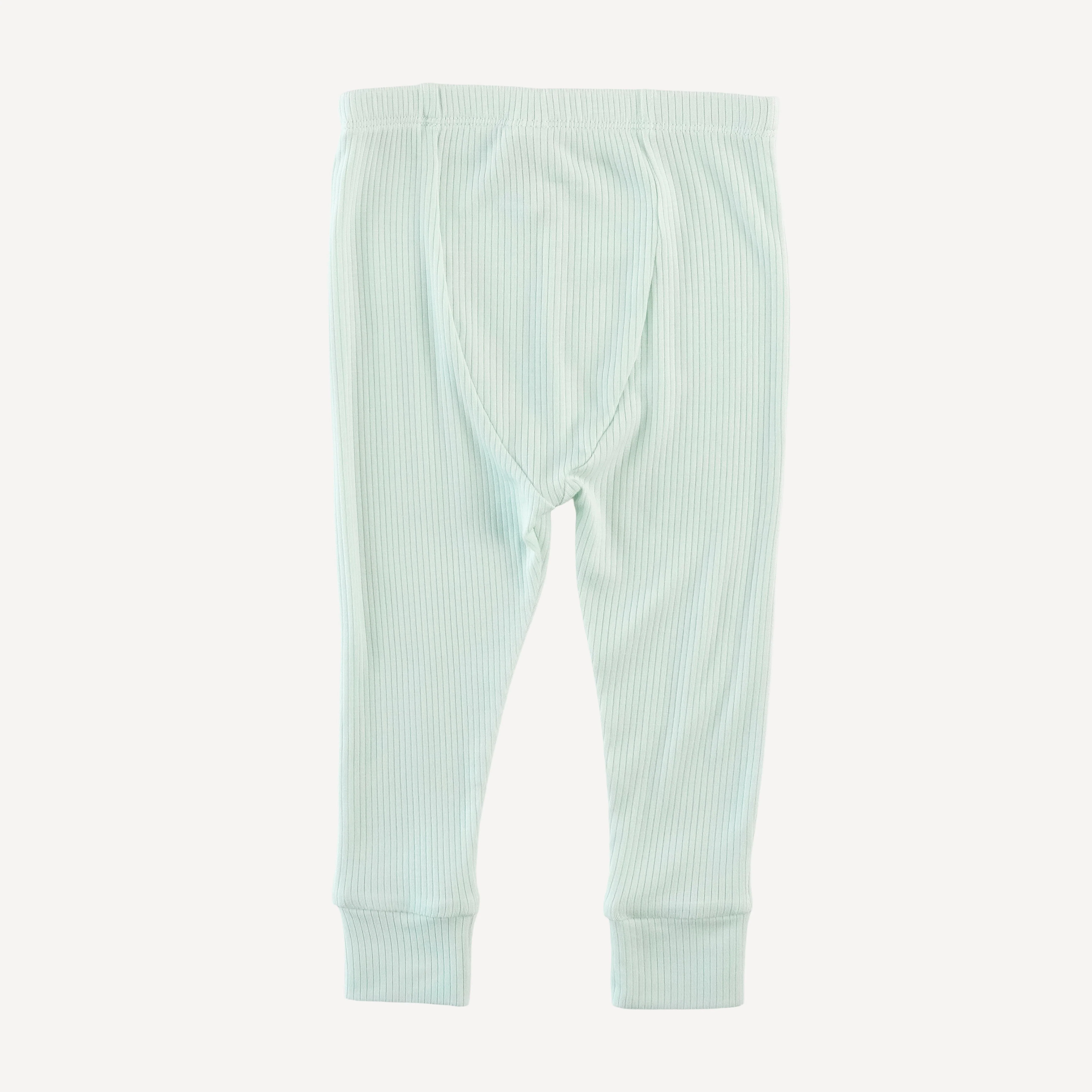 long sleeve crew neck pj set | sea mist | modal skinny rib - Image 5