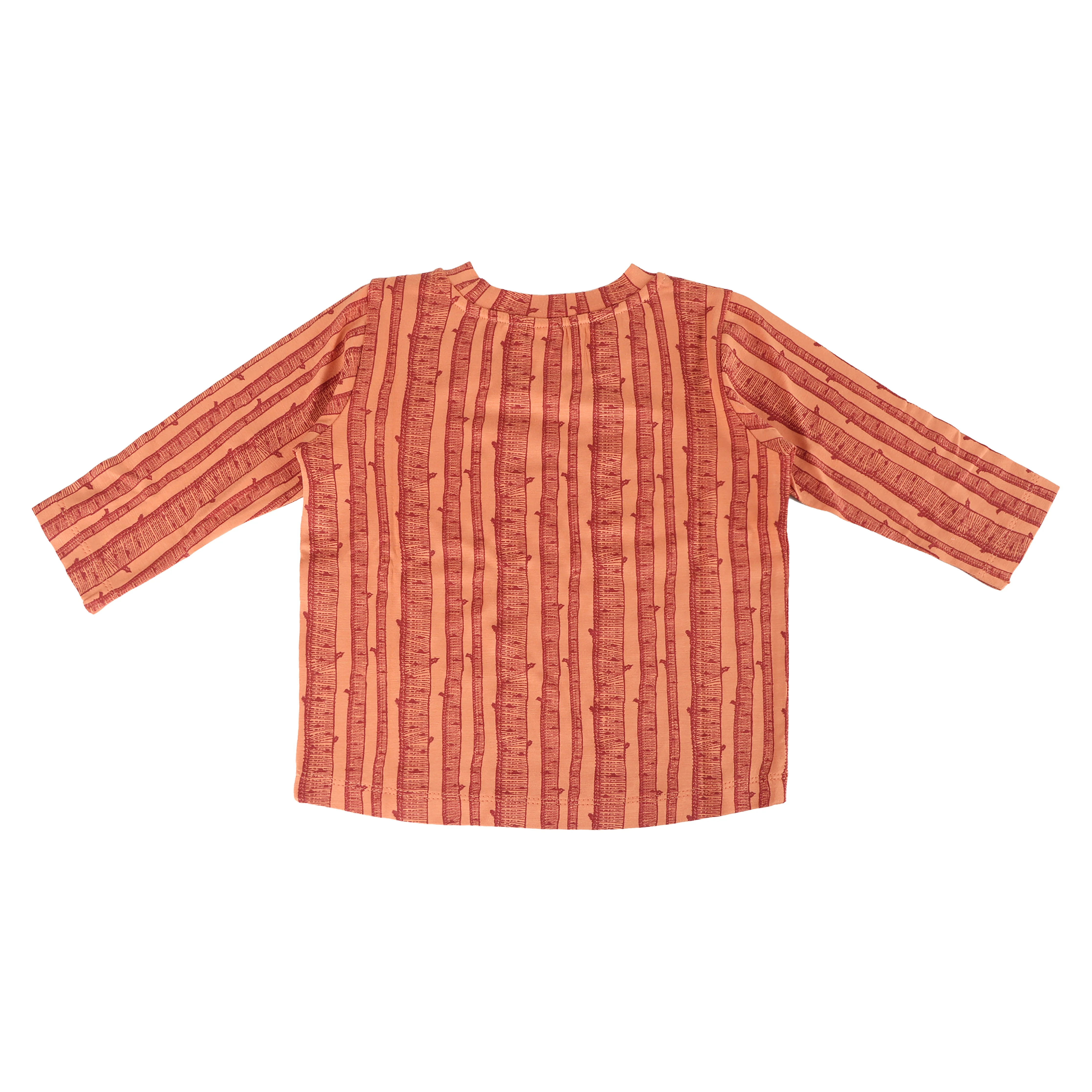 long sleeve essential boxy tee | spice birch | bamboo - Image 3