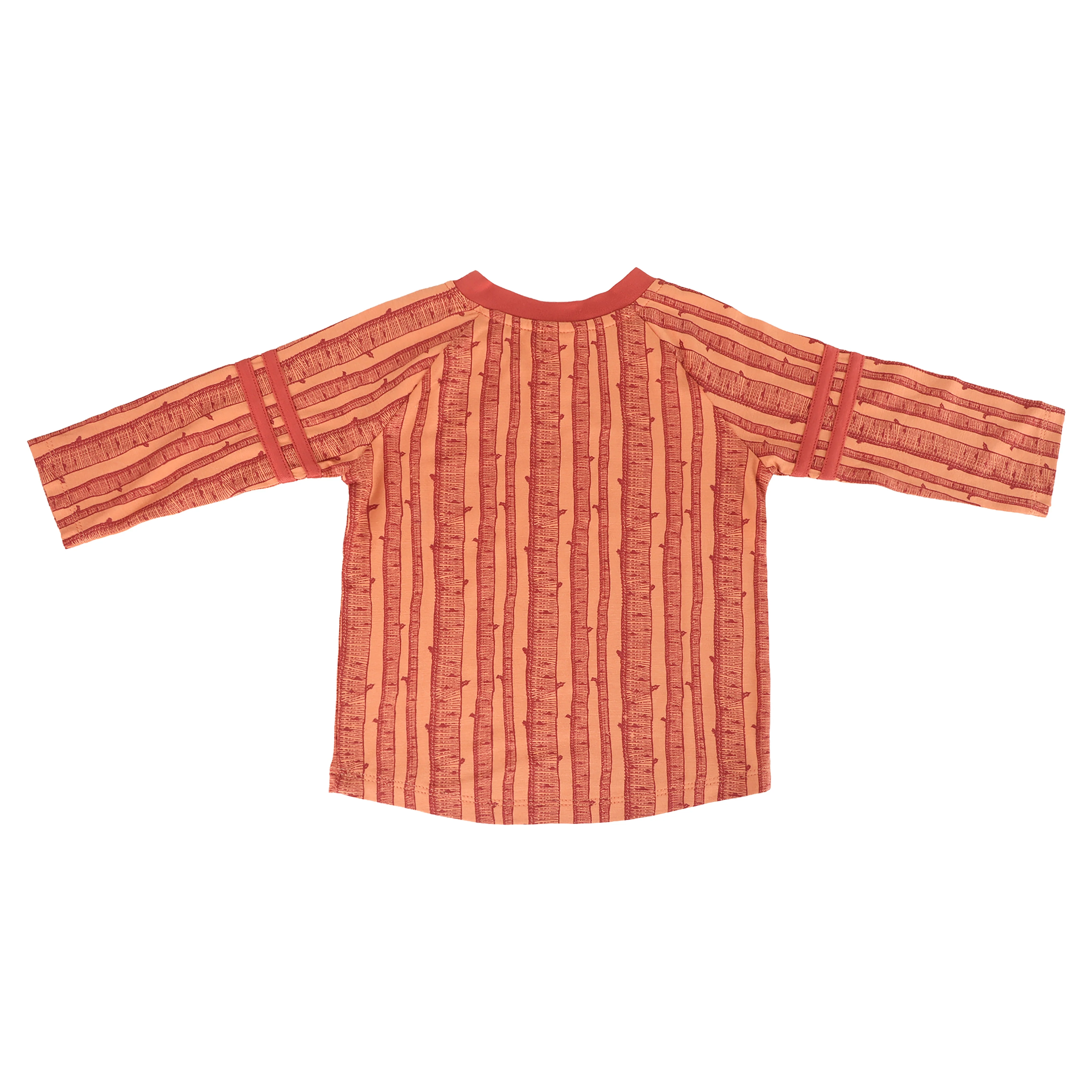 long sleeve football tee | spice birch | bamboo - Image 3