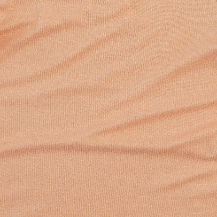 long sleeve gathered tunic | whipped peach | bamboo - Image 2