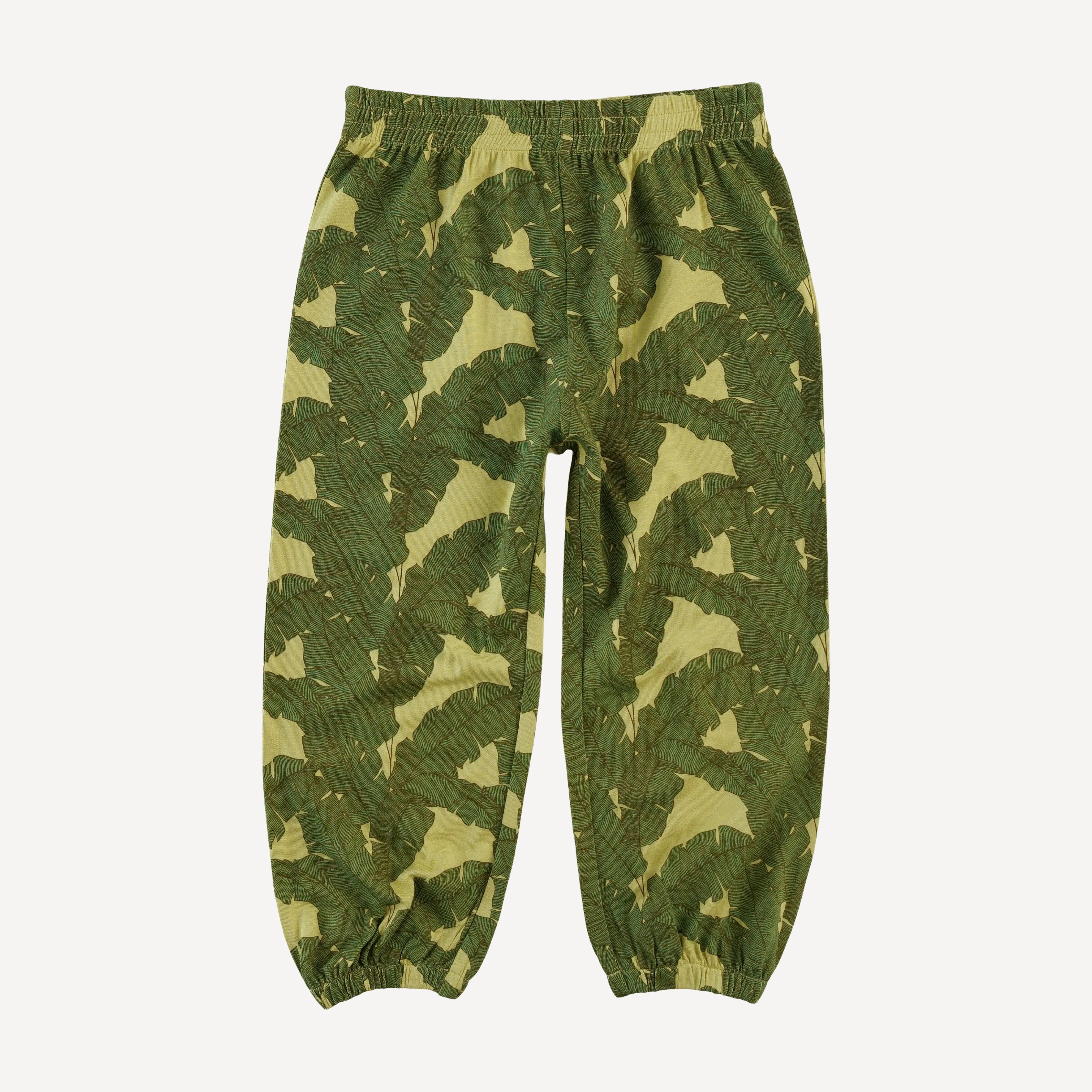 long sleeve hooded relaxed jogger set | banana leaf | bamboo - Image 4