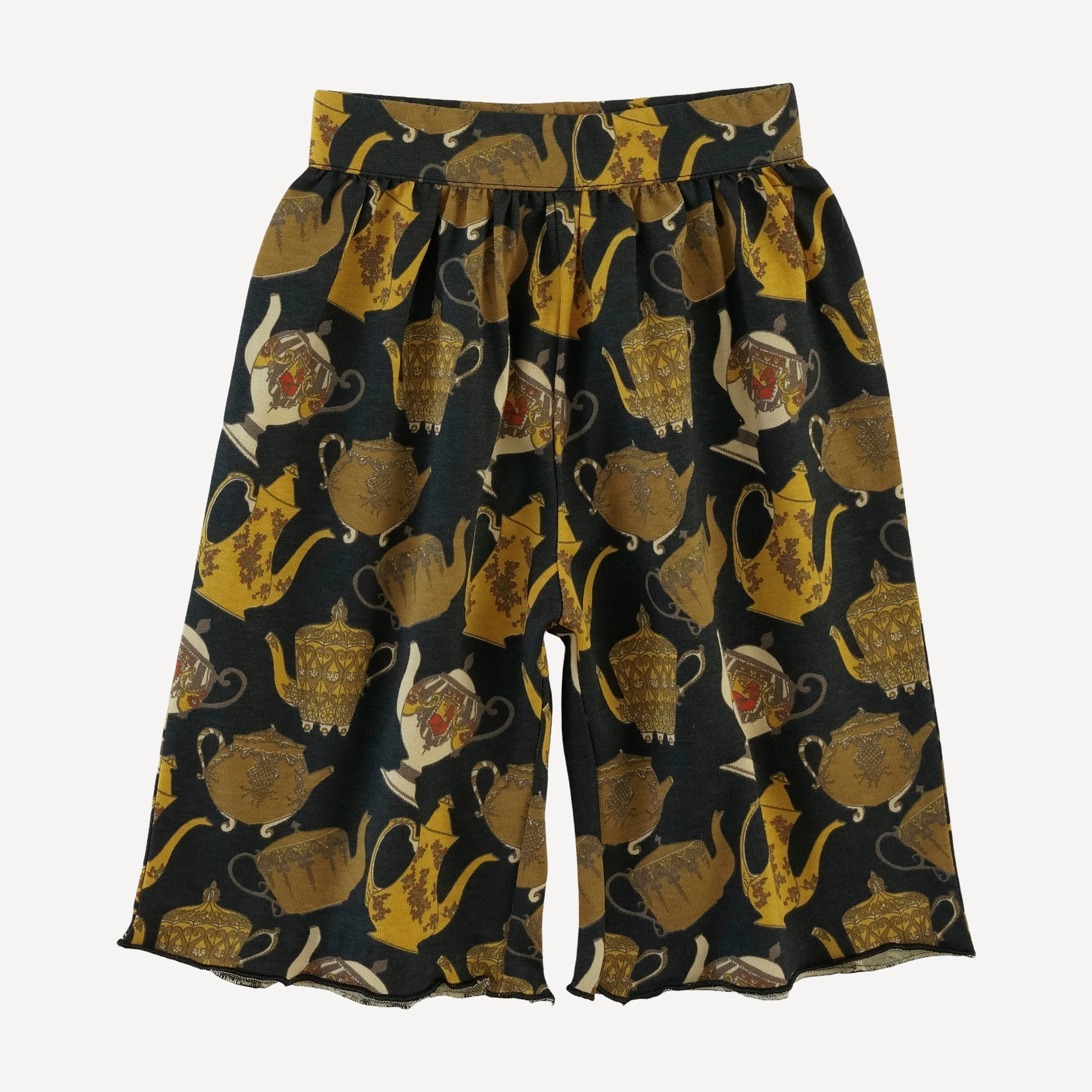 long sleeve jade set | gold teapots | organic cotton jersey - Image 4