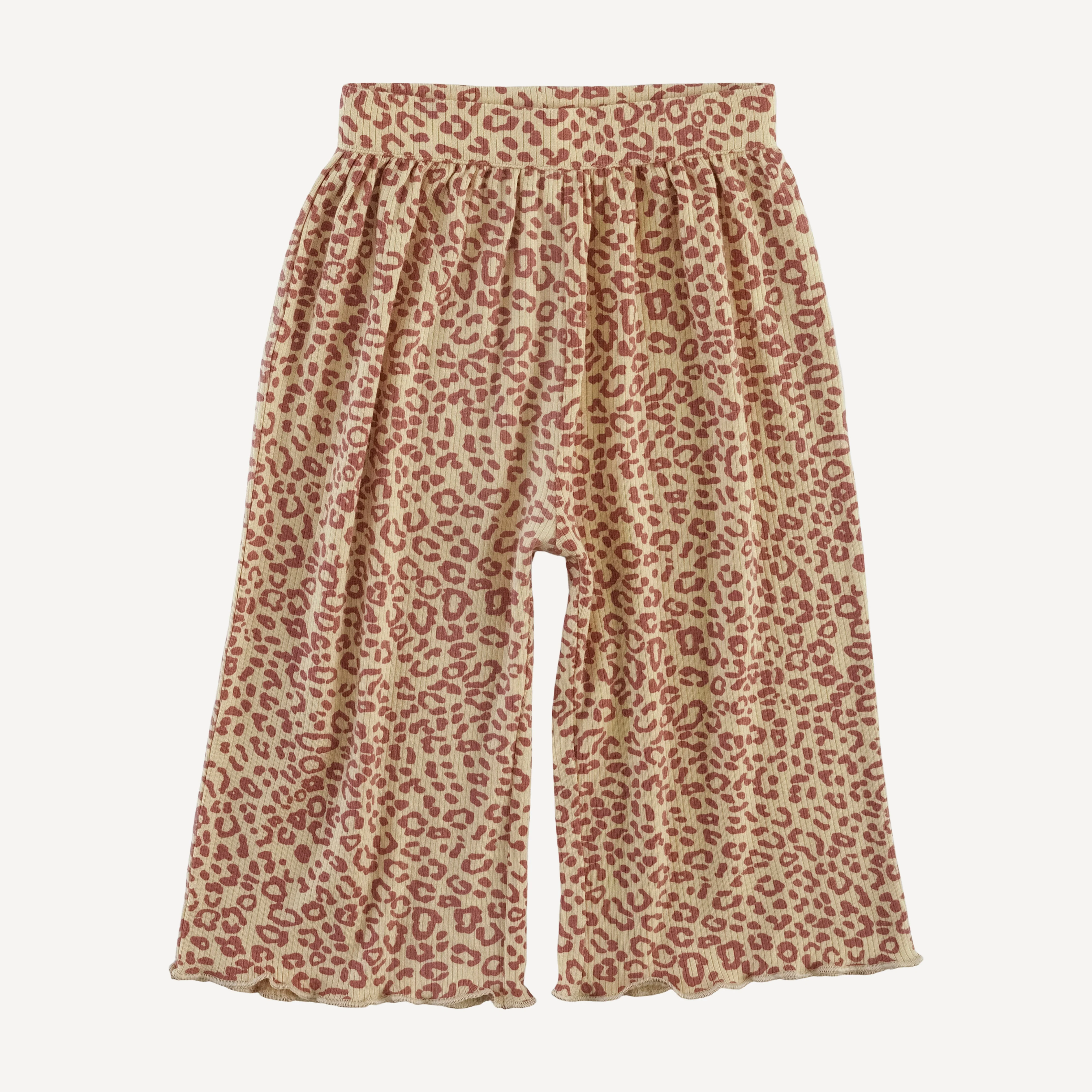 long sleeve jade set | leopard print | modal skinny rib - Image 4