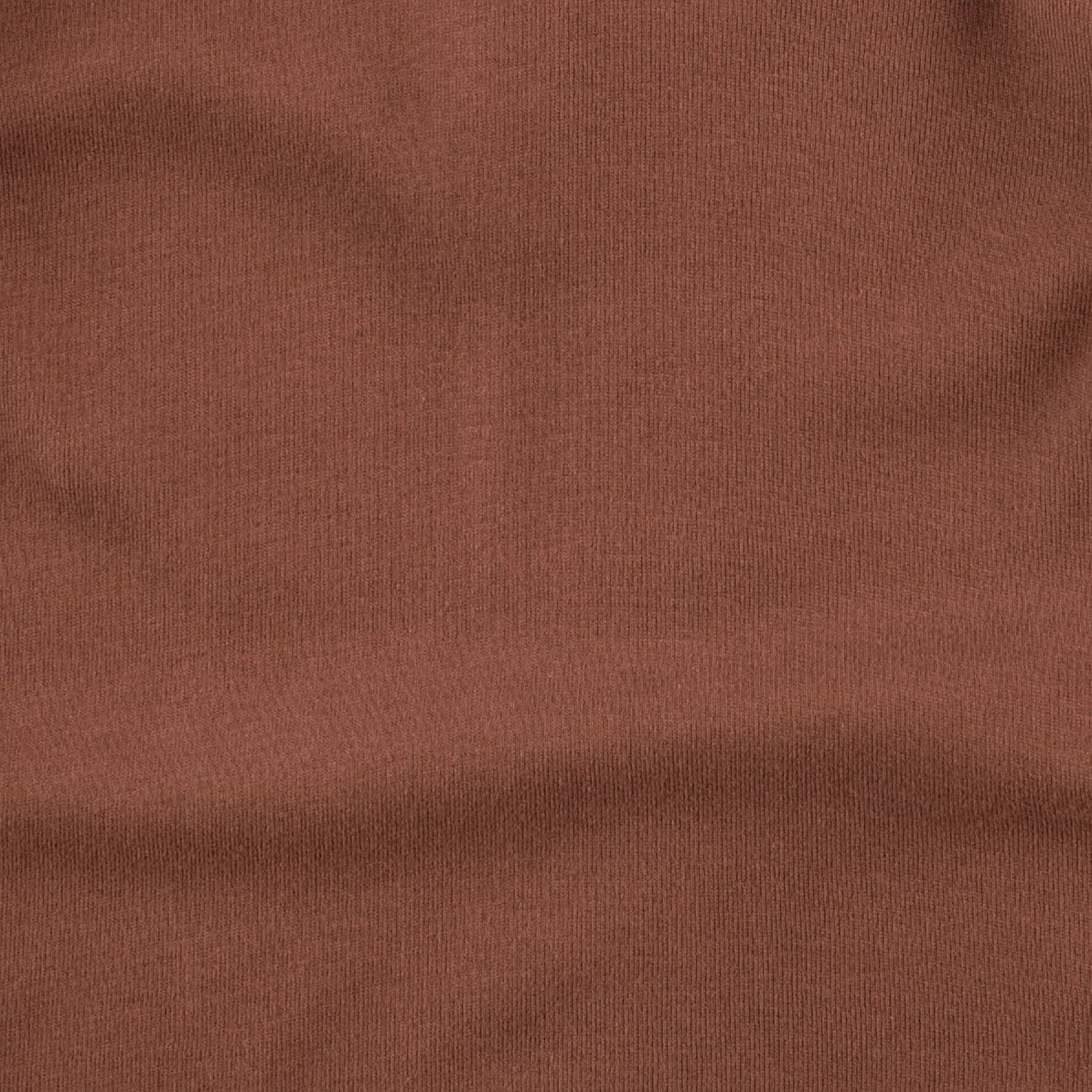 long sleeve peter pan tee | clove | organic cotton flat rib - Image 2