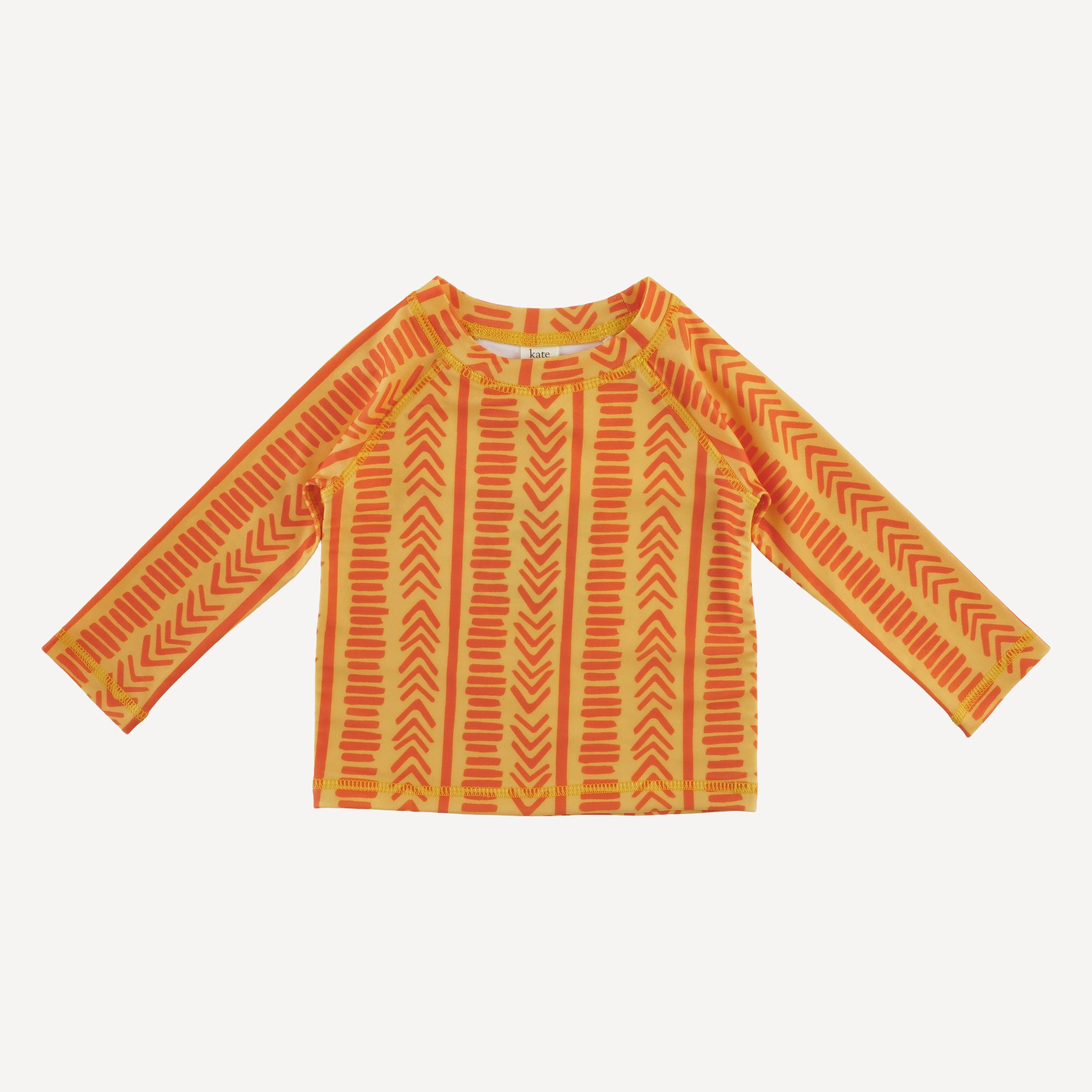 long sleeve rash guard tee | boho stripe | swim