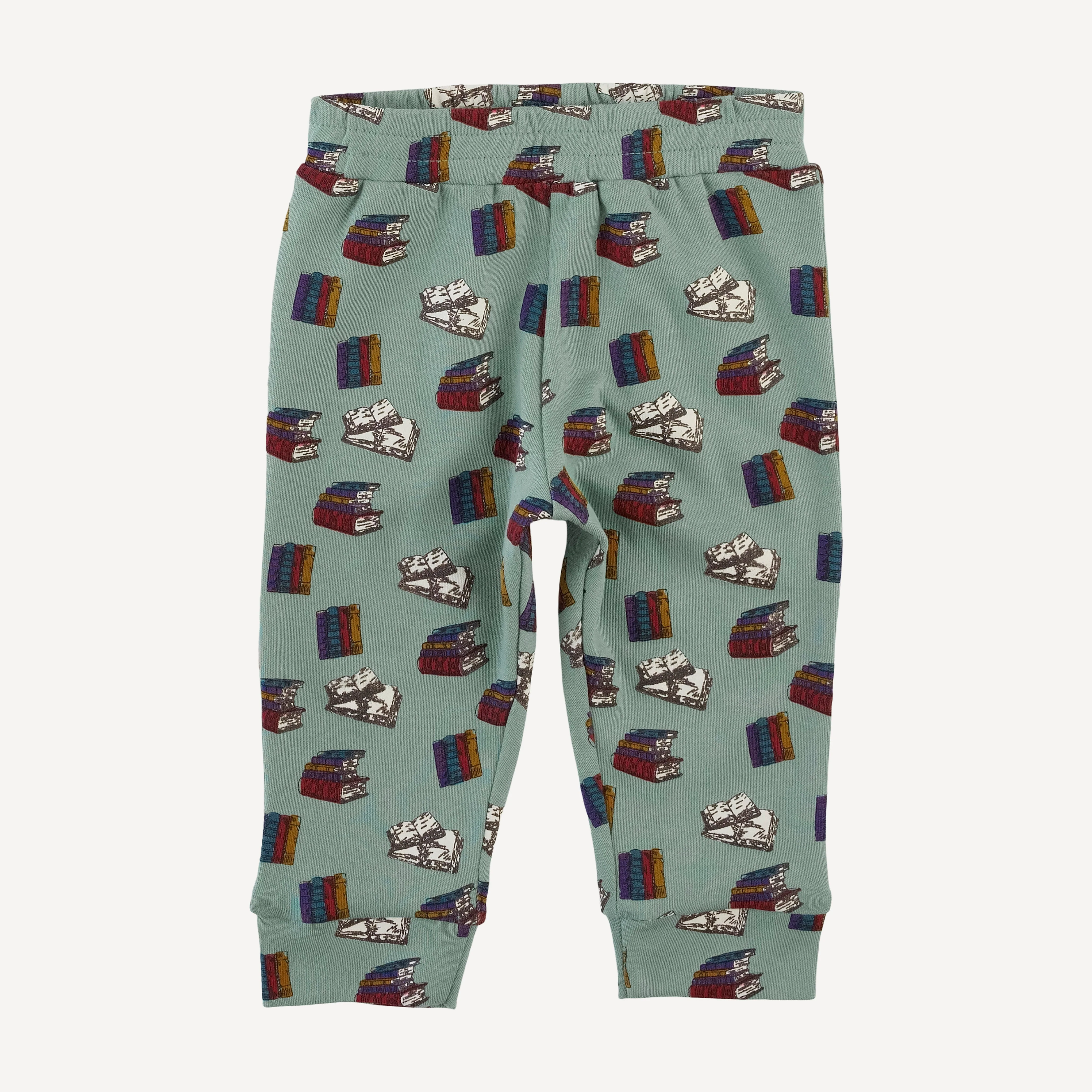 long sleeve relaxed jogger set | books | organic cotton interlock - Image 4