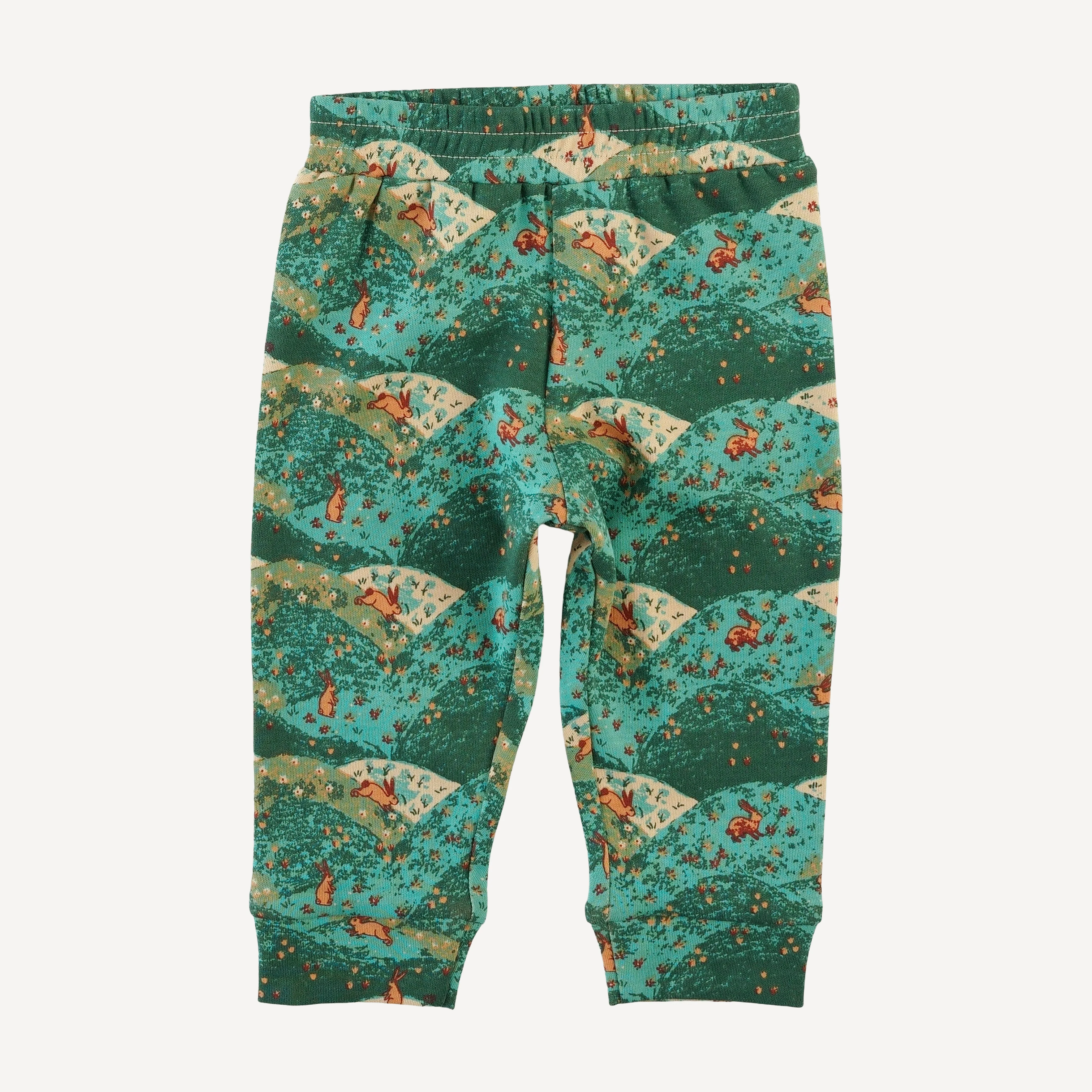 long sleeve relaxed jogger set | bunny fields | organic cotton interlock - Image 4