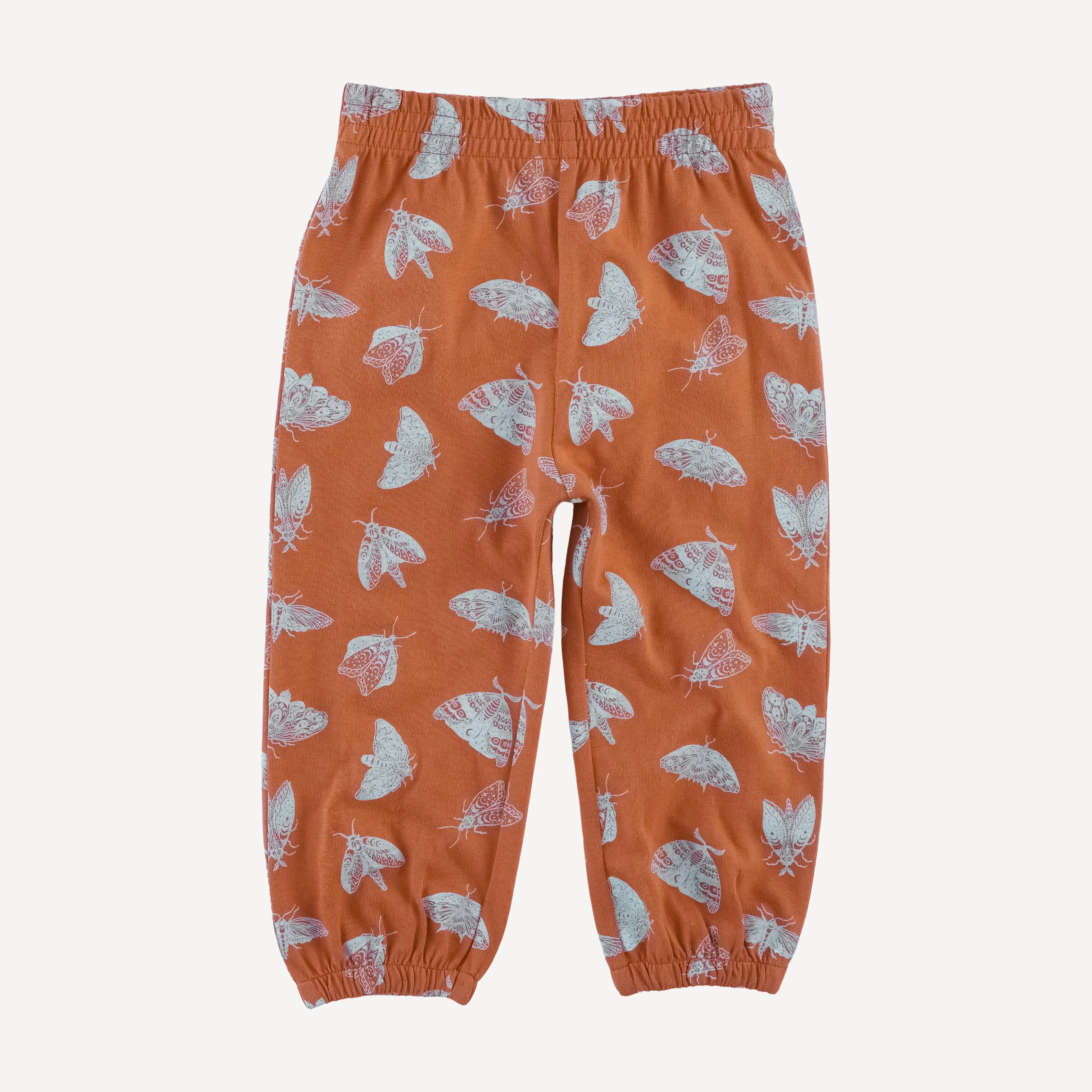long sleeve relaxed jogger set | spicy moth scatter | organic cotton jersey - Image 4