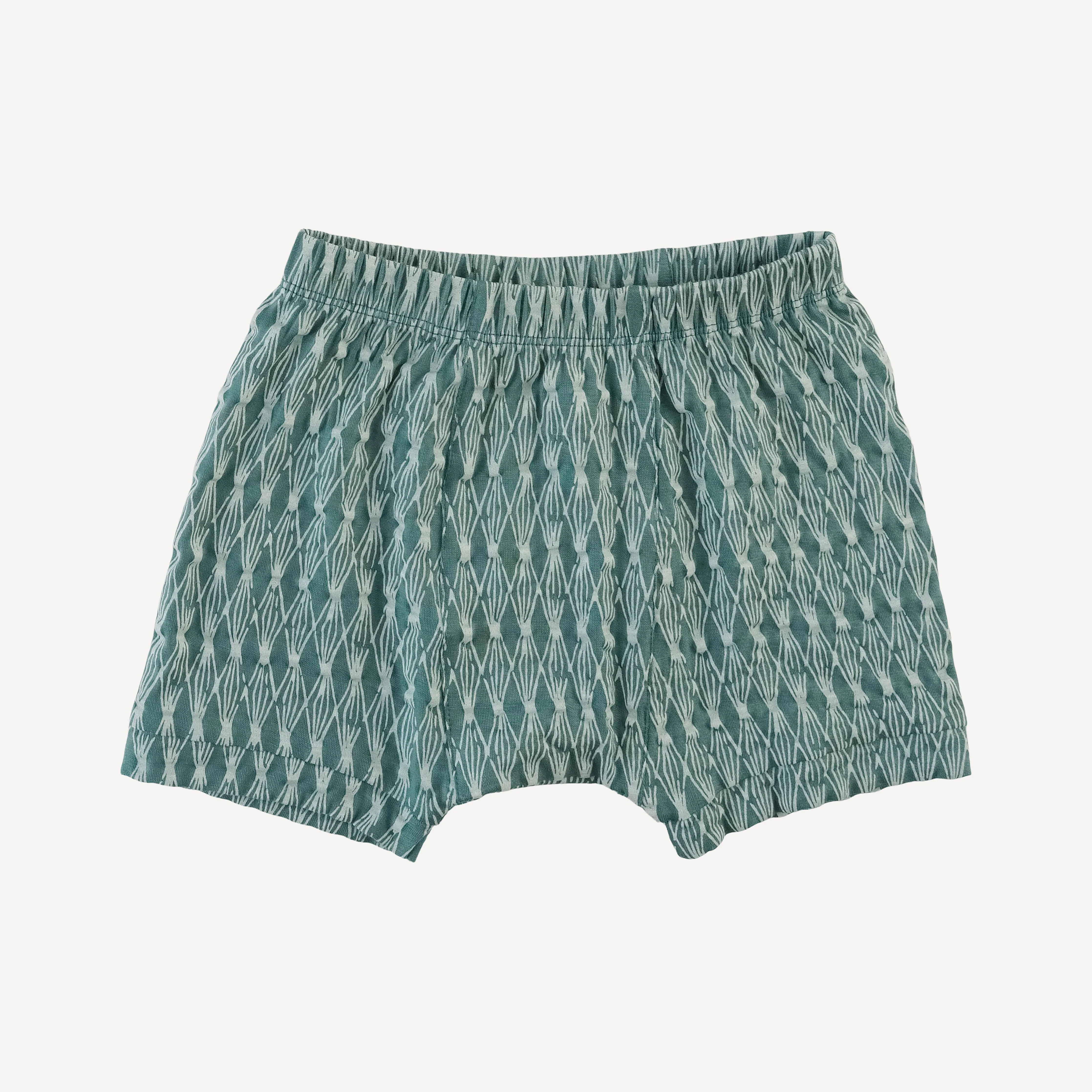 panda short | sketched argyle | bamboo